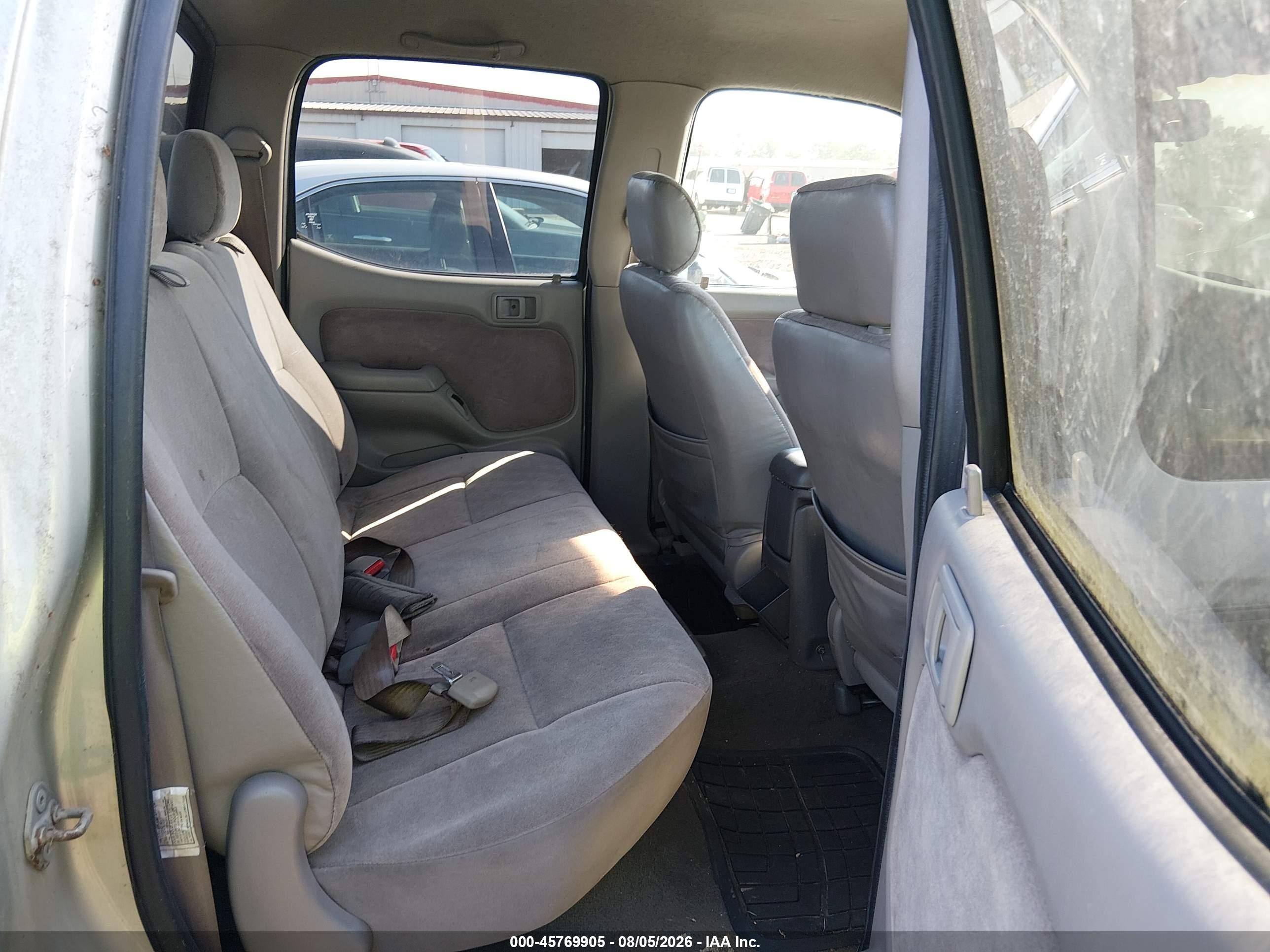 2004 Toyota Tacoma Prerunner V6 Silver vin: 5TEGN92N74Z394227