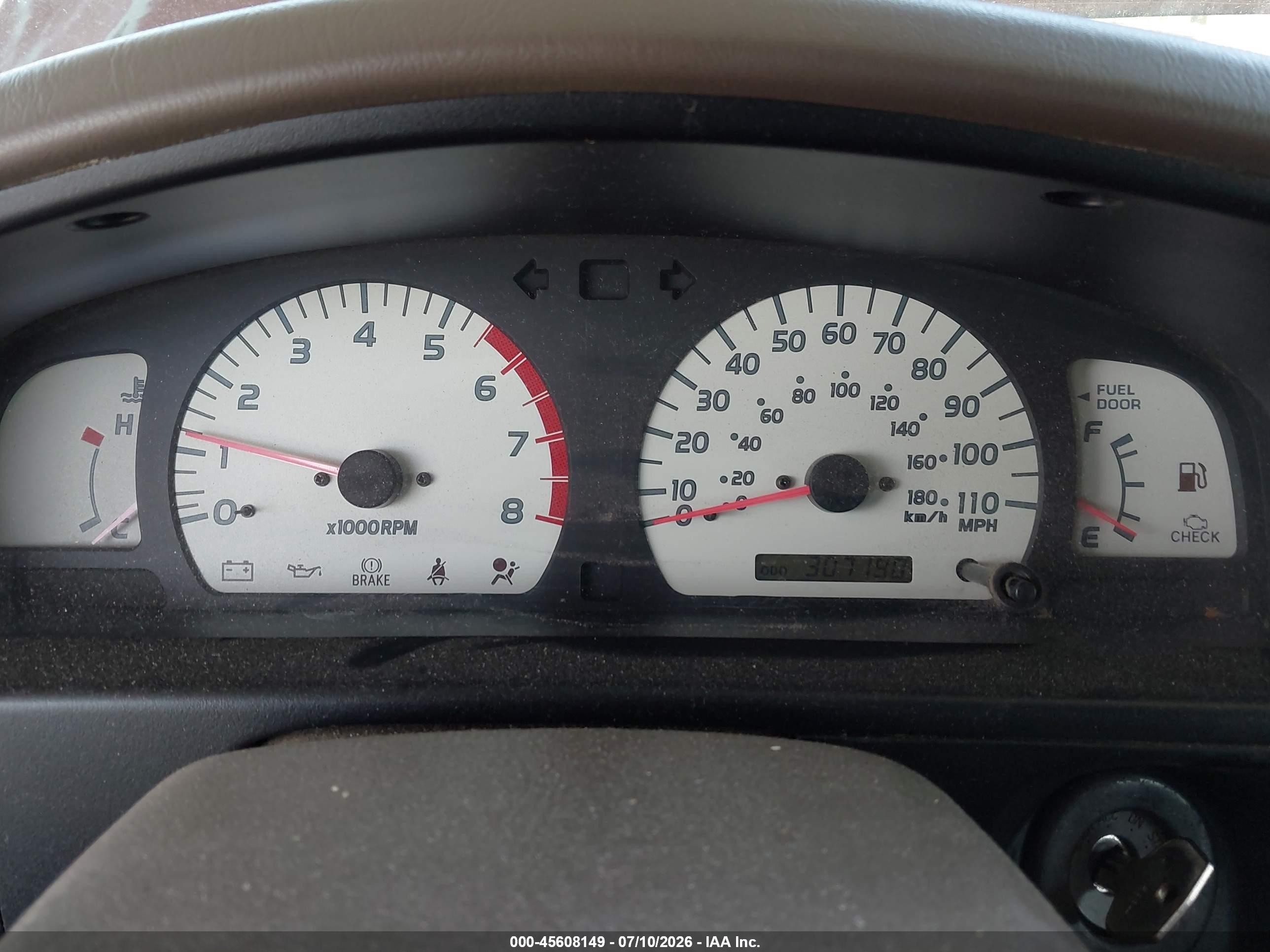 2004 Toyota Tacoma Prerunner V6 Red vin: 5TEGN92N74Z457701