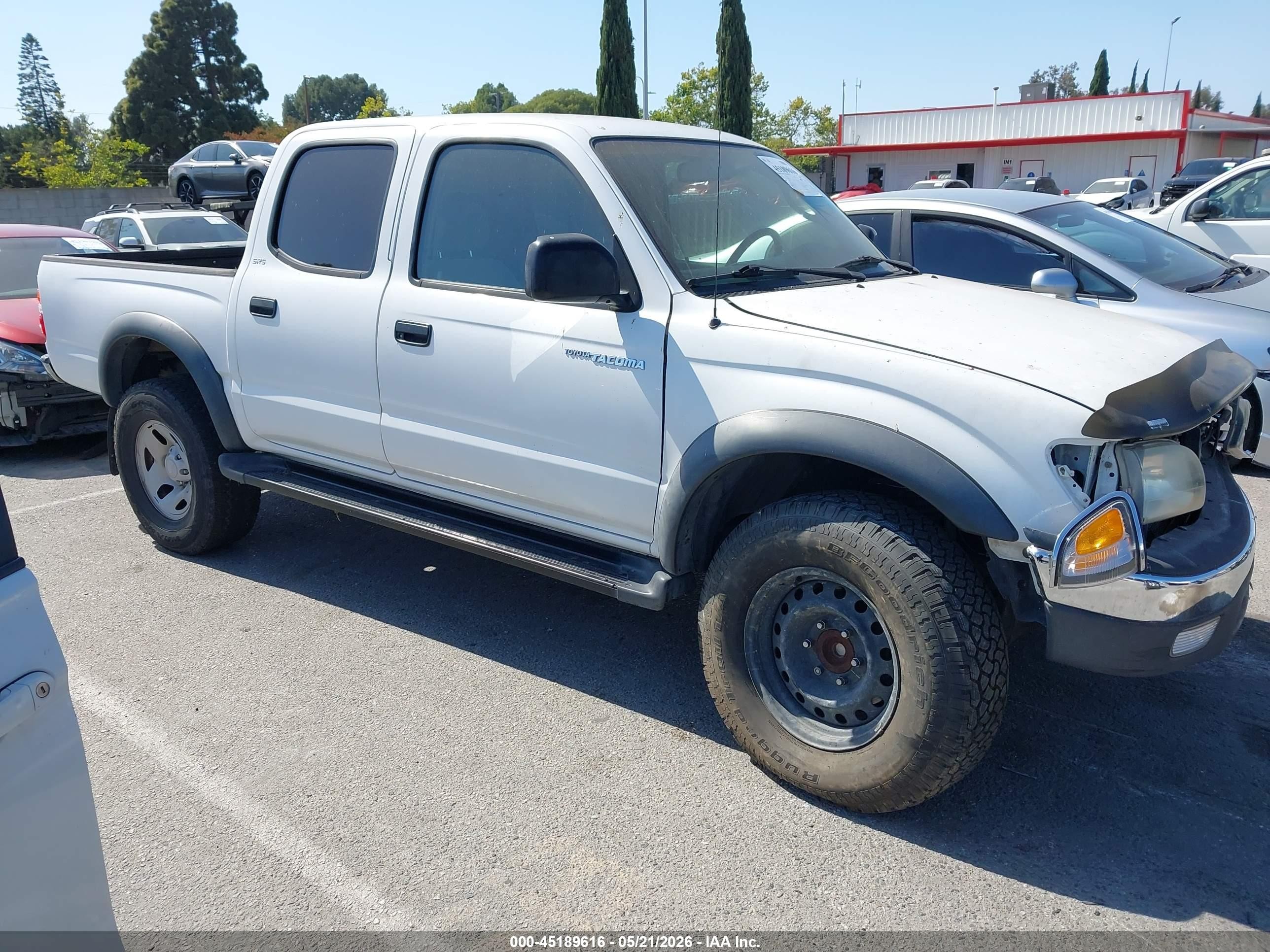 2004 Toyota Tacoma Prerunner V6 Белый vin: 5TEGN92N74Z461344