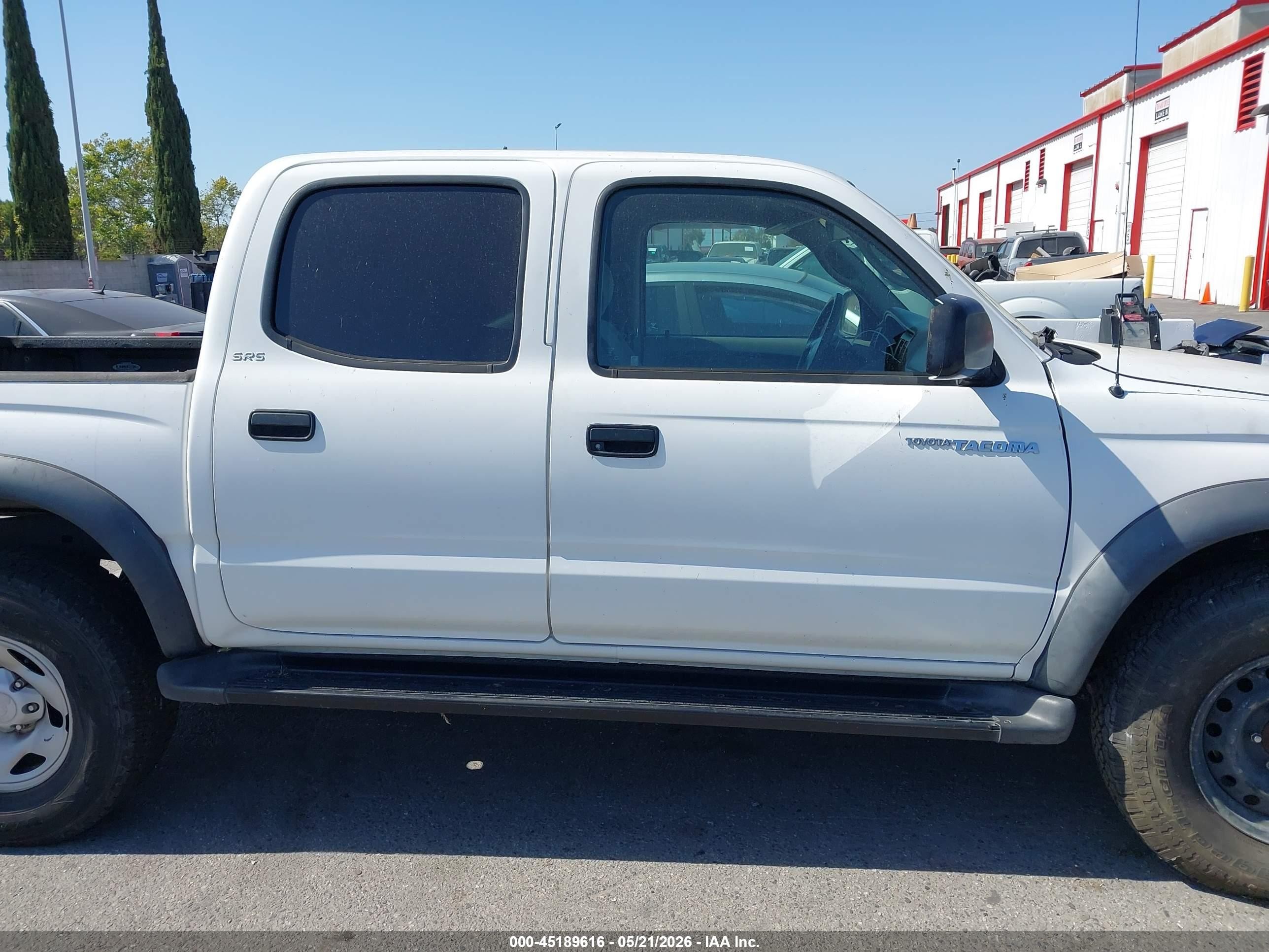 2004 Toyota Tacoma Prerunner V6 White vin: 5TEGN92N74Z461344