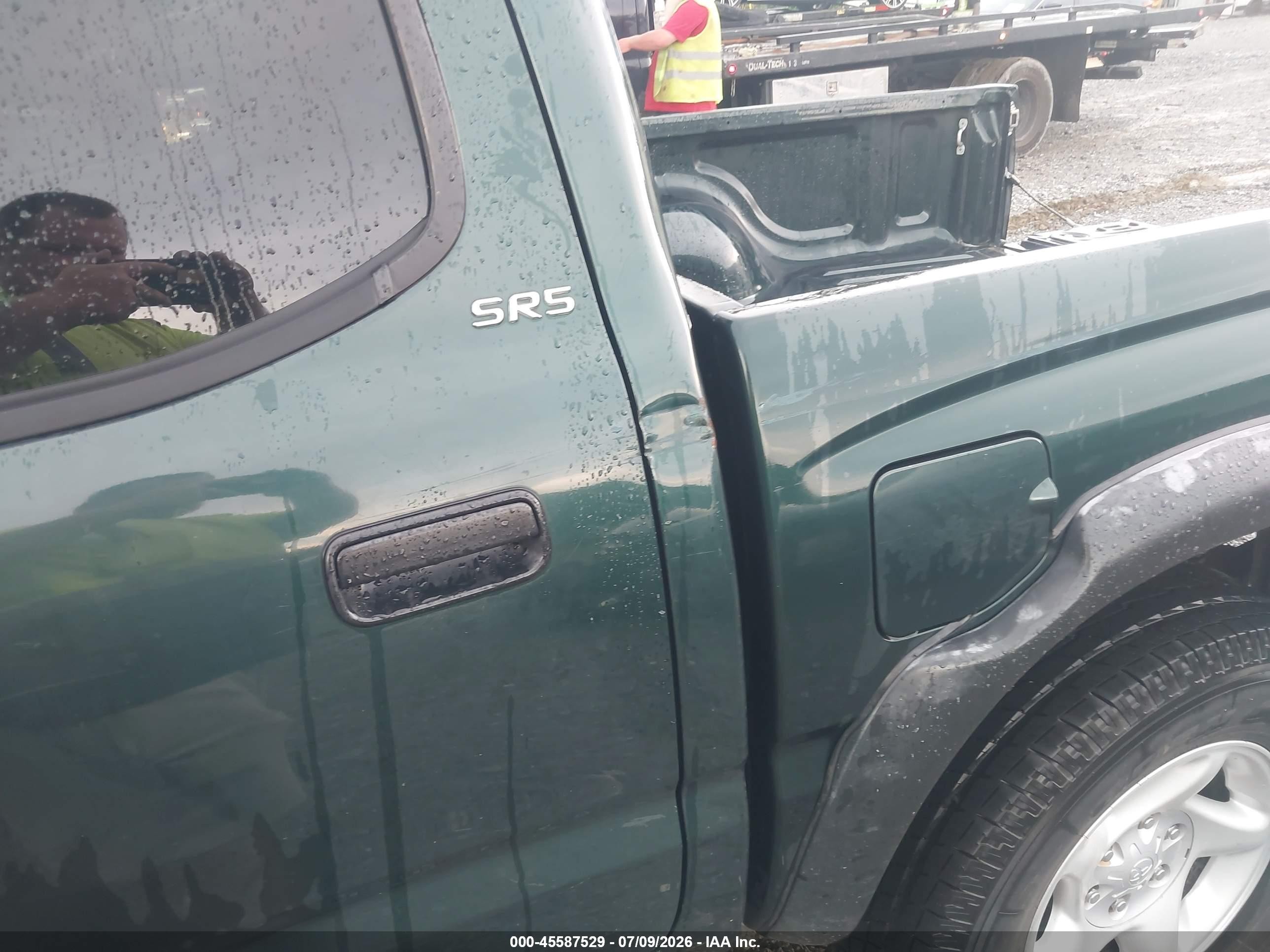 2001 Toyota Tacoma Prerunner V6 Зеленый vin: 5TEGN92N91Z762631