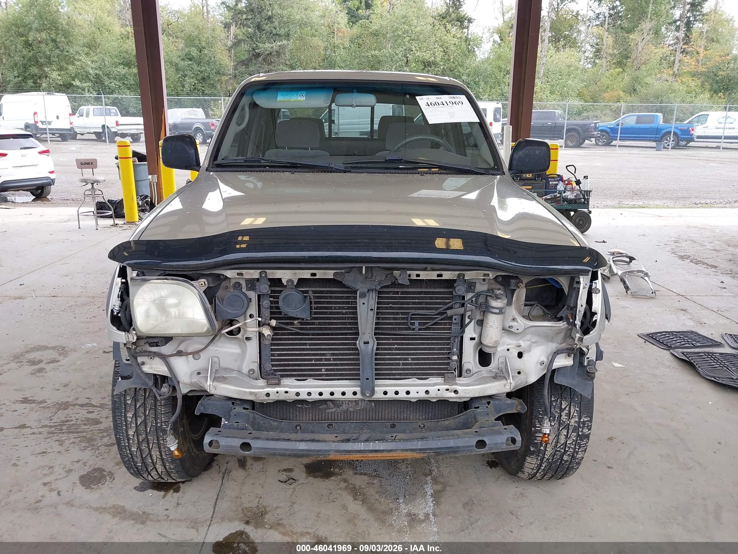 2001 Toyota Tacoma Prerunner V6 Tan vin: 5TEGN92N91Z850904