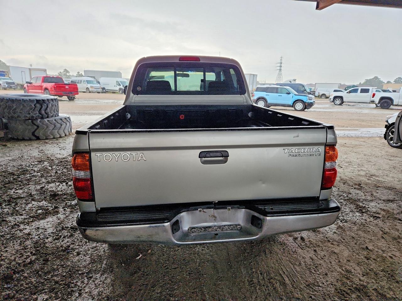 2004 Toyota Tacoma Prerunner V6 Silver vin: 5TEGN92N94Z391992