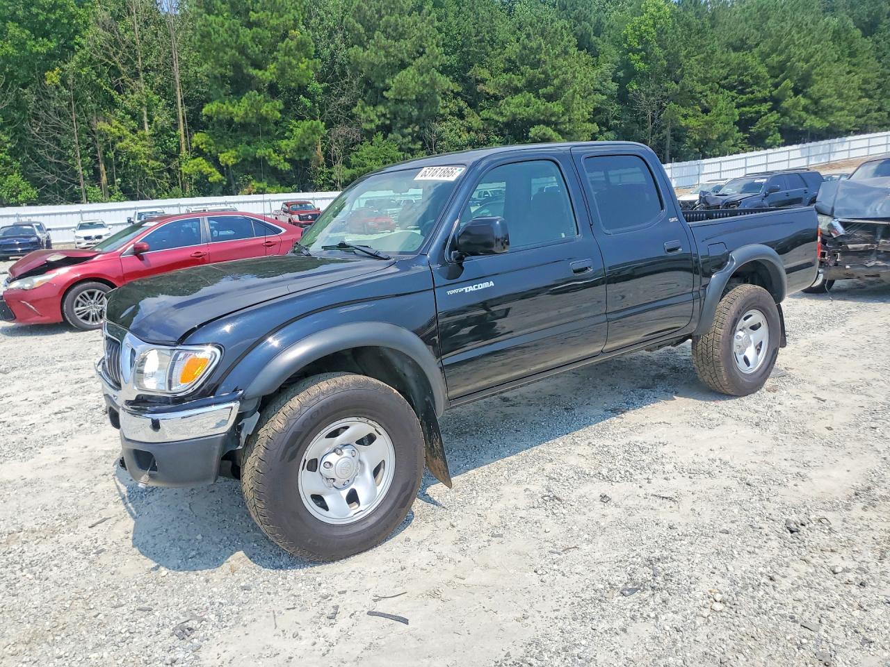 2004 Toyota Tacoma Prerunner V6 Black vin: 5TEGN92N94Z428121