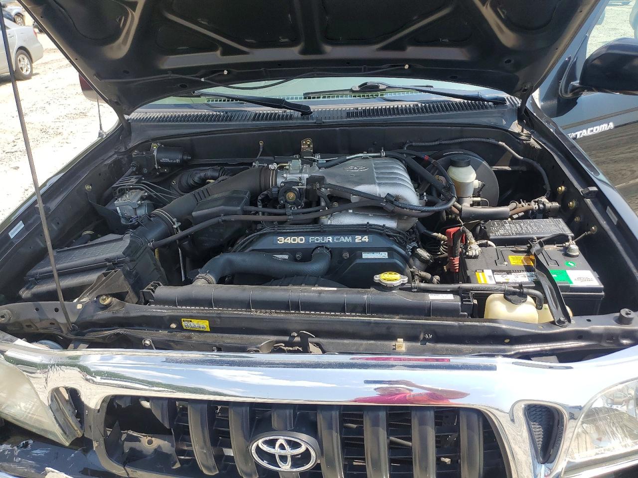 2004 Toyota Tacoma Prerunner V6 Black vin: 5TEGN92N94Z428121