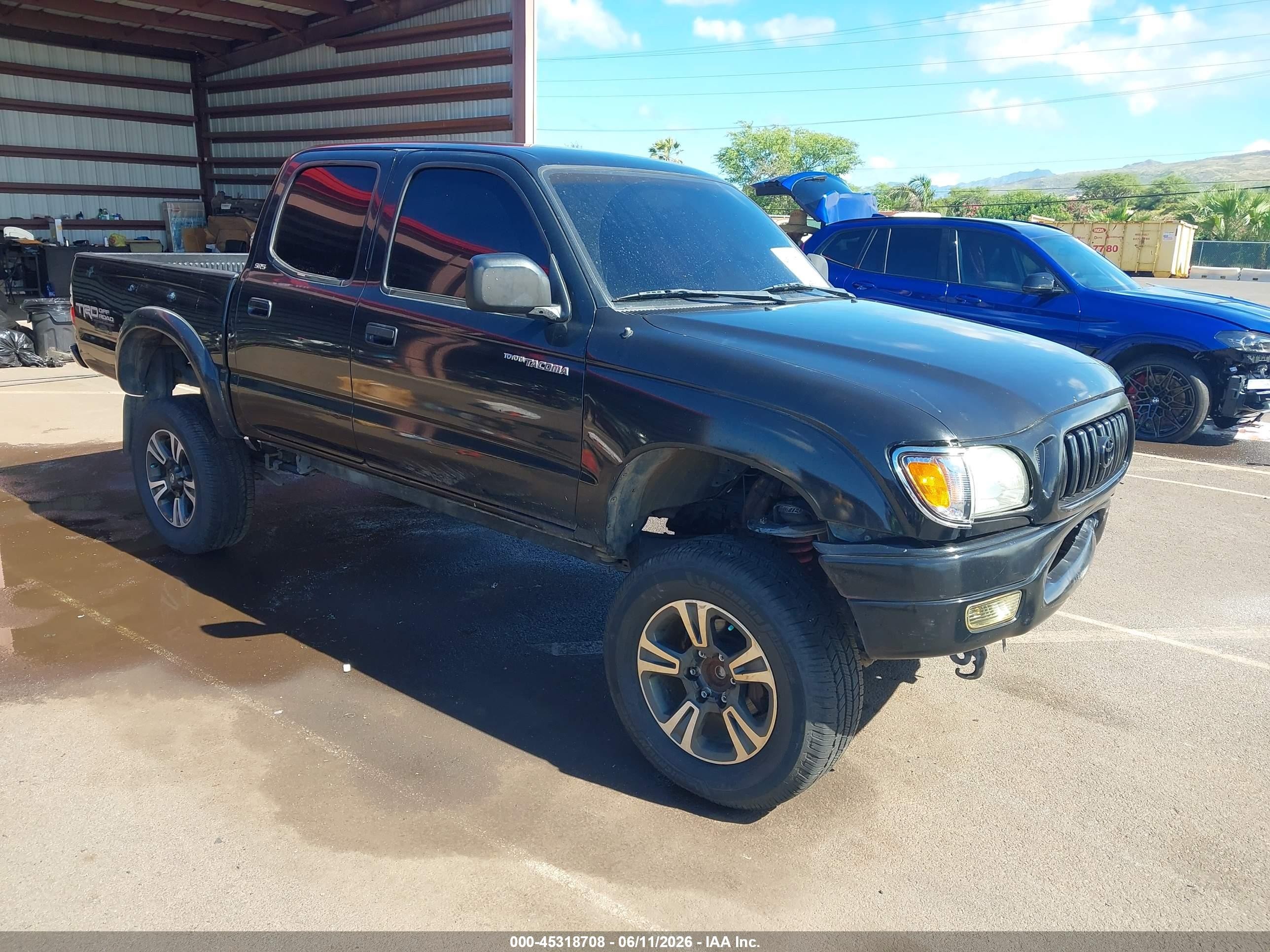2002 Toyota Tacoma Prerunner V6 Black vin: 5TEGN92NX2Z017940