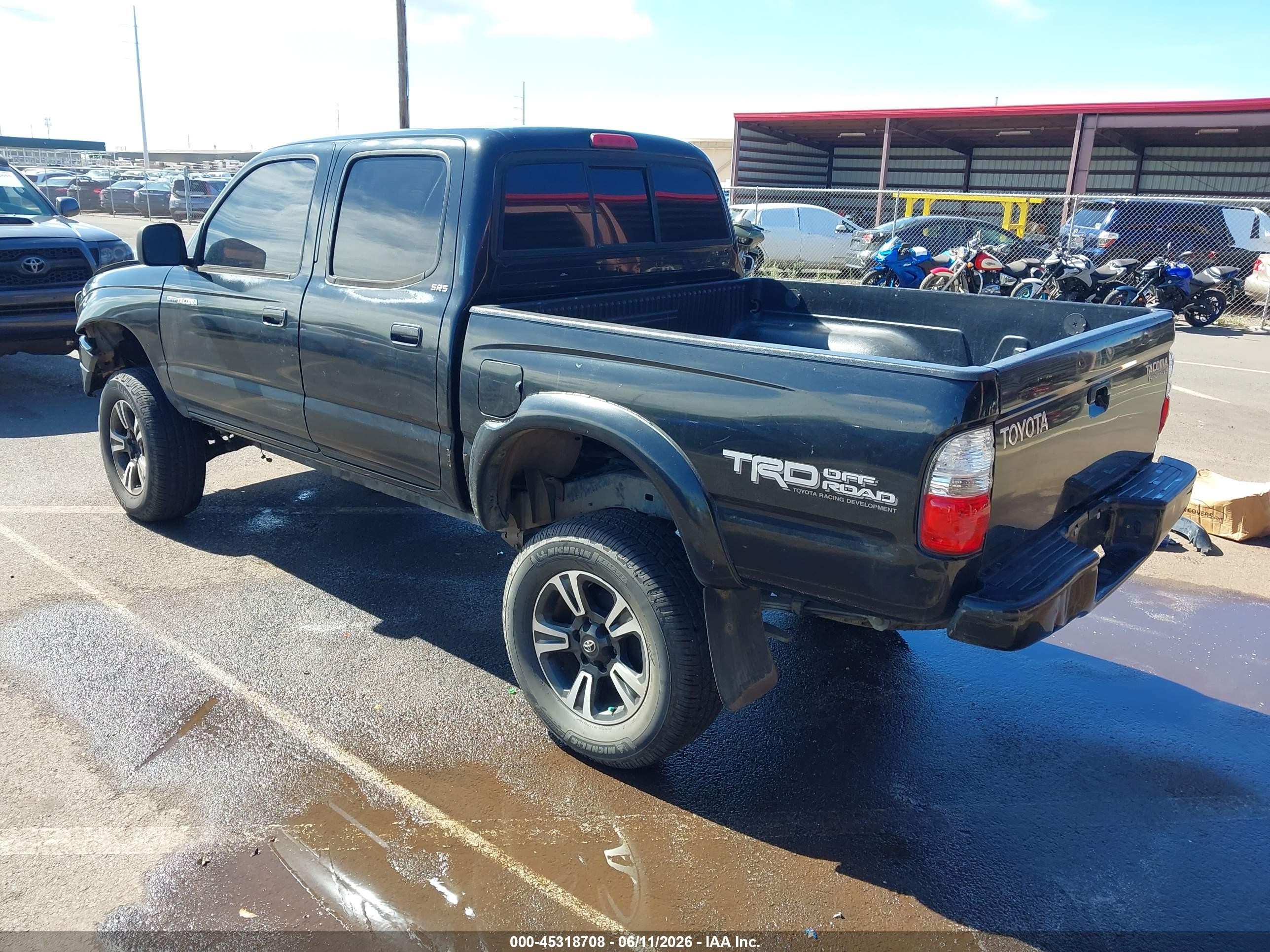 2002 Toyota Tacoma Prerunner V6 Black vin: 5TEGN92NX2Z017940