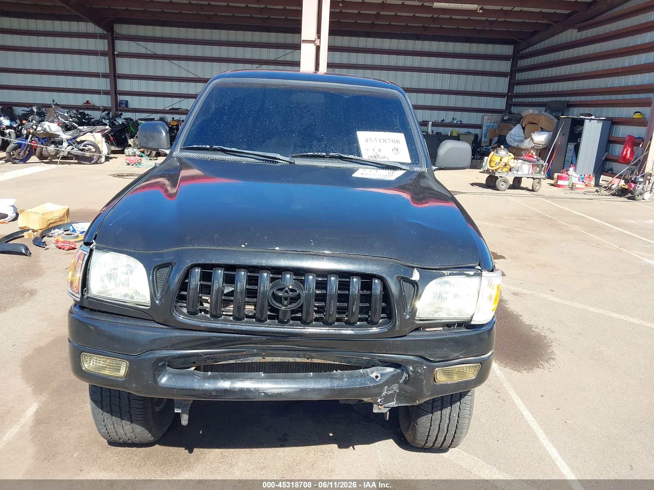 2002 Toyota Tacoma Prerunner V6 Black vin: 5TEGN92NX2Z017940