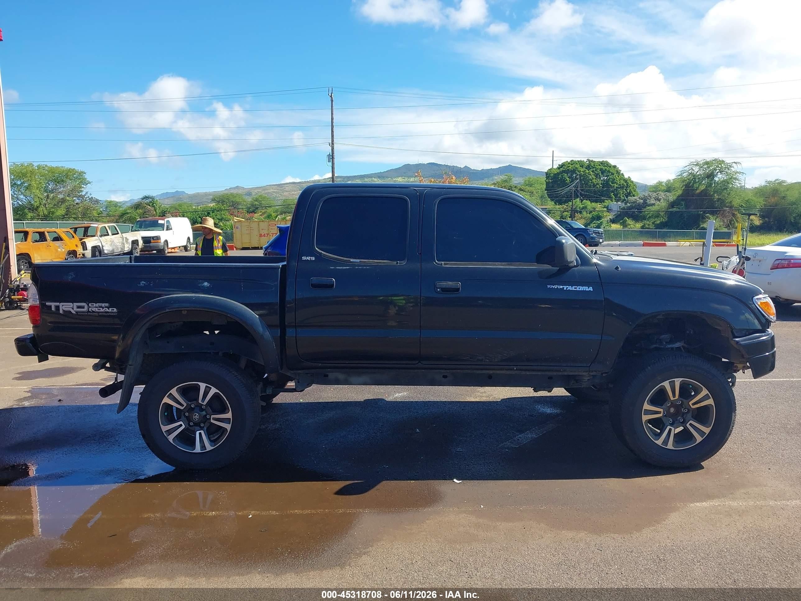 2002 Toyota Tacoma Prerunner V6 Black vin: 5TEGN92NX2Z017940