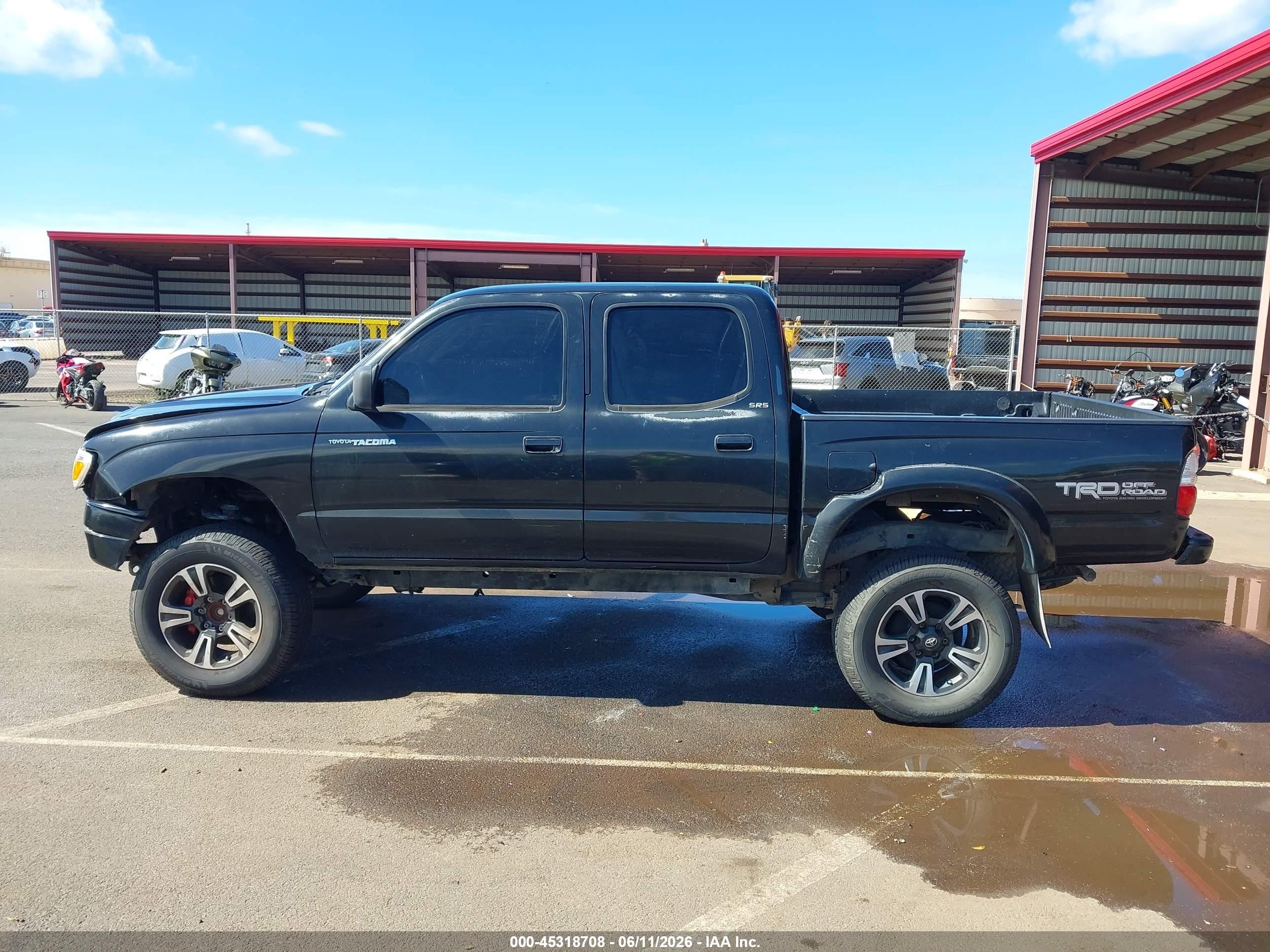 2002 Toyota Tacoma Prerunner V6 Black vin: 5TEGN92NX2Z017940