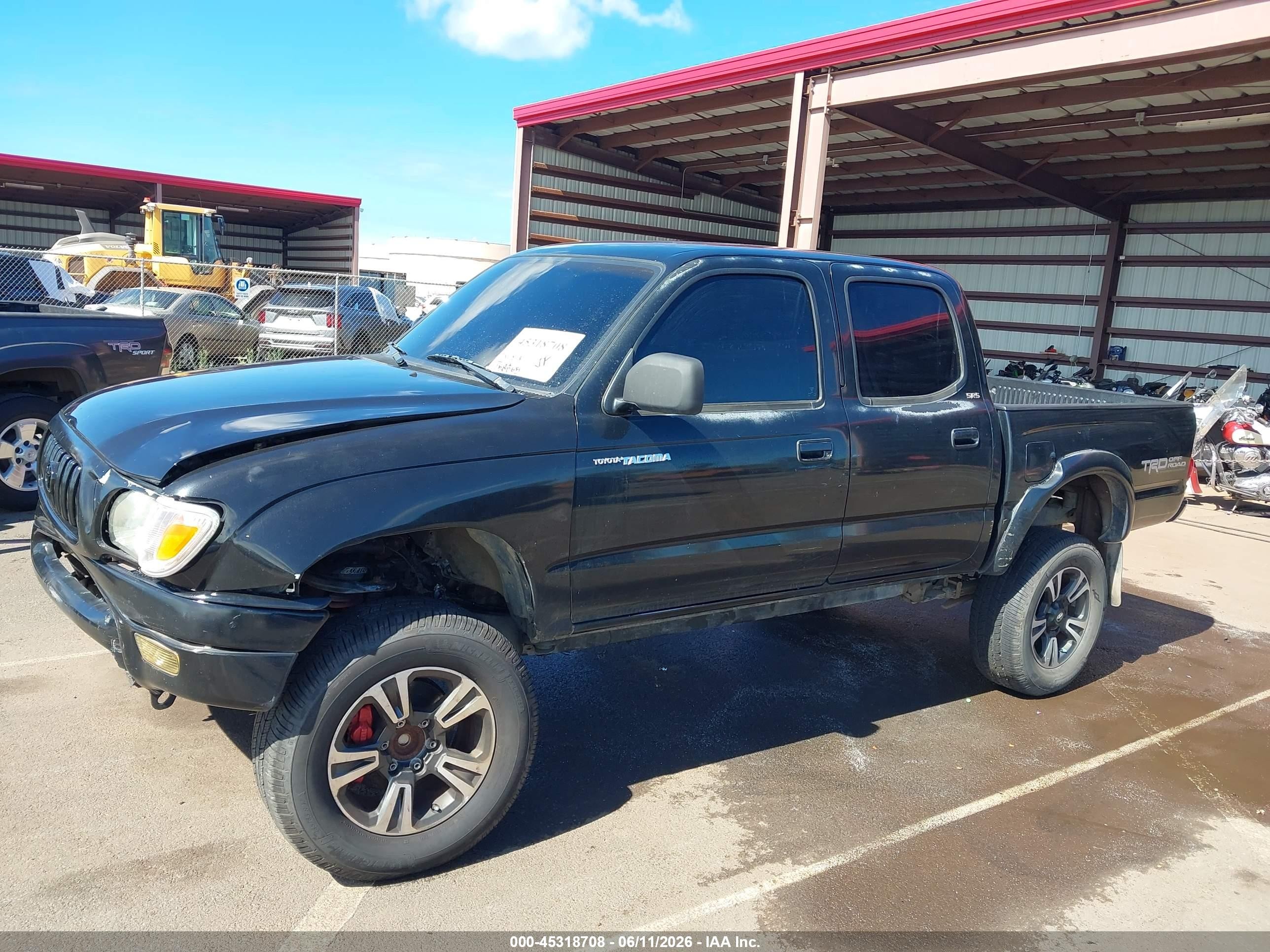 2002 Toyota Tacoma Prerunner V6 Black vin: 5TEGN92NX2Z017940