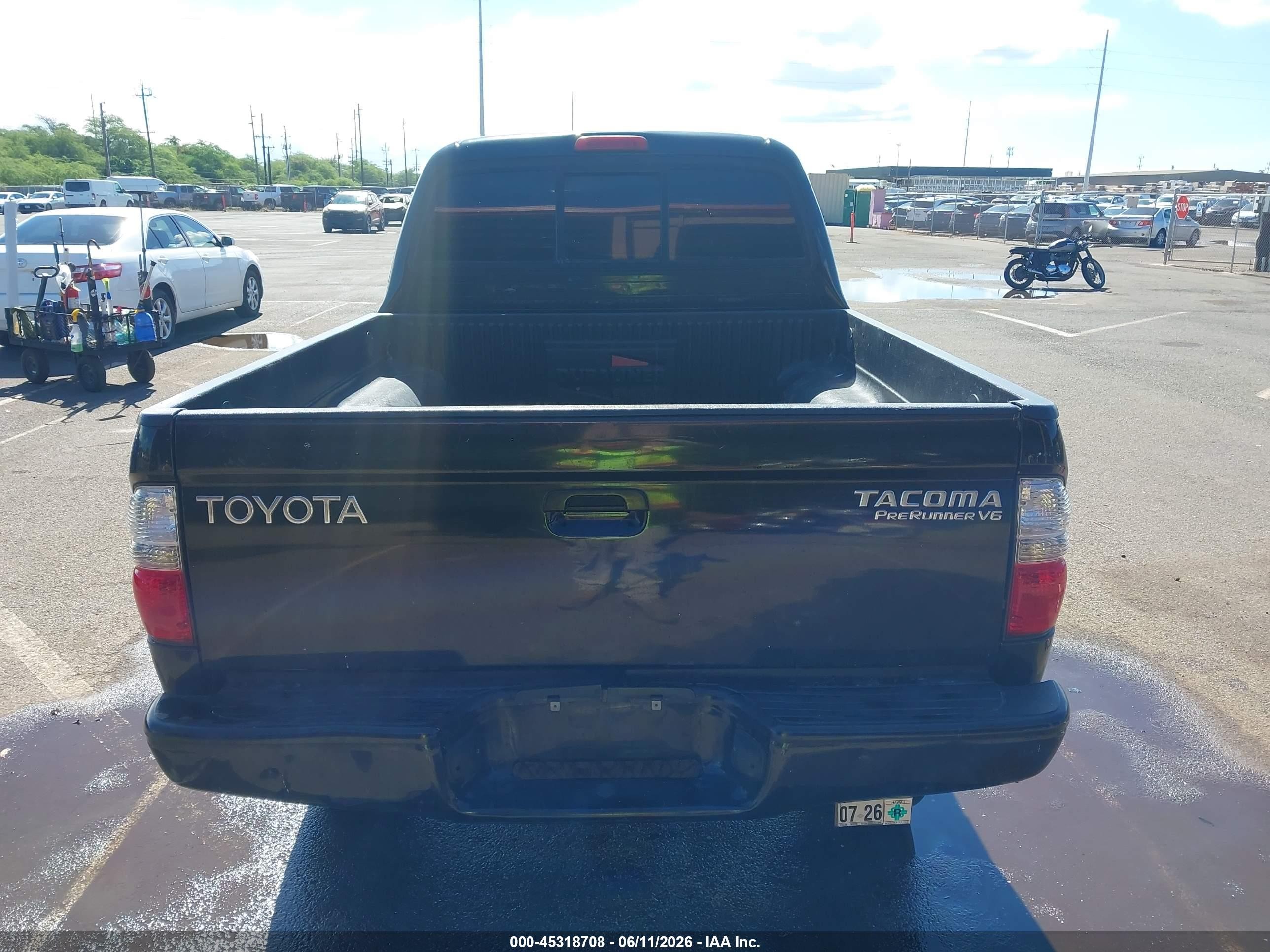 2002 Toyota Tacoma Prerunner V6 Black vin: 5TEGN92NX2Z017940