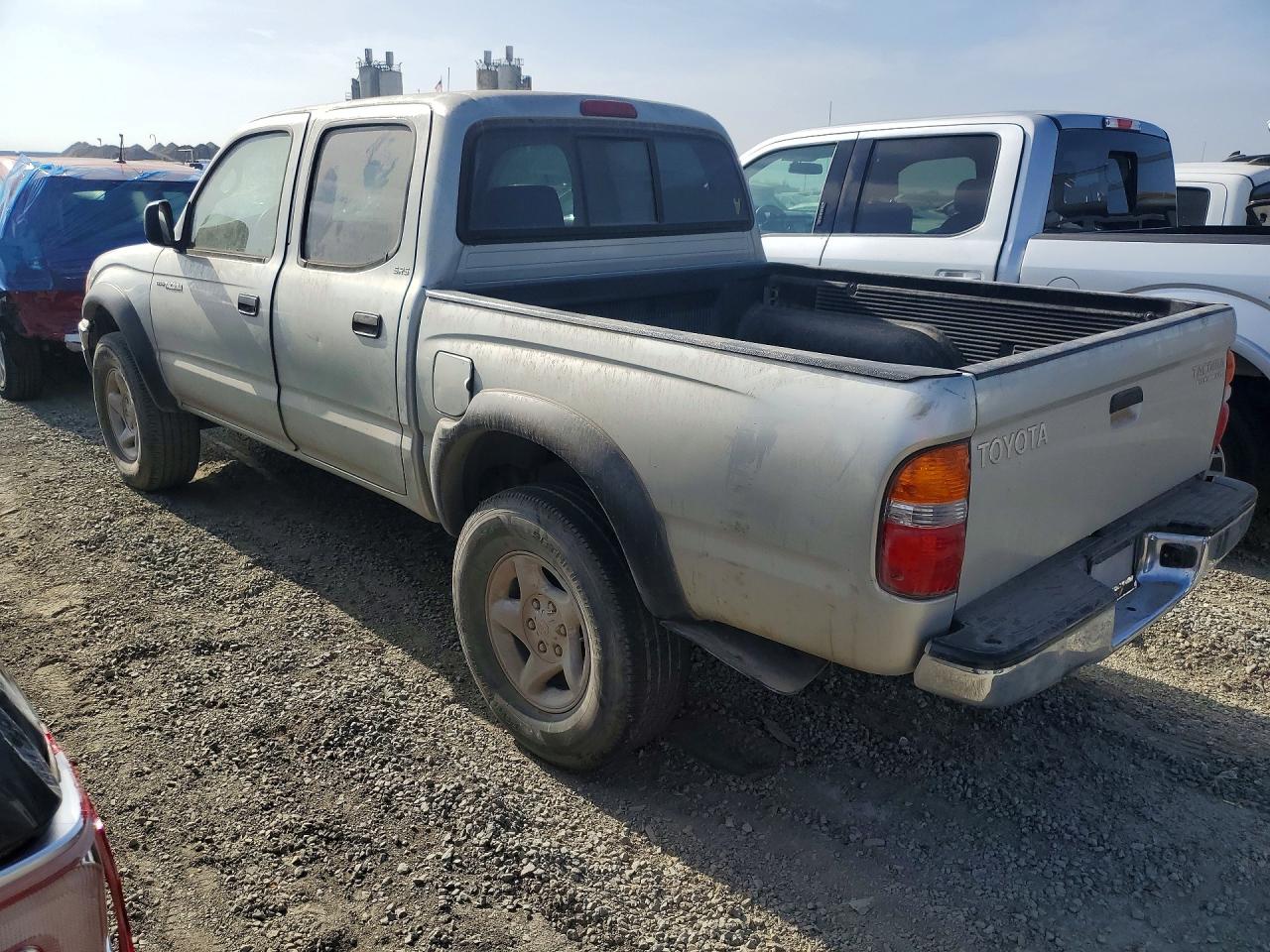 2003 Toyota Tacoma Double Cab Prerunner Gray vin: 5TEGN92NX3Z291138