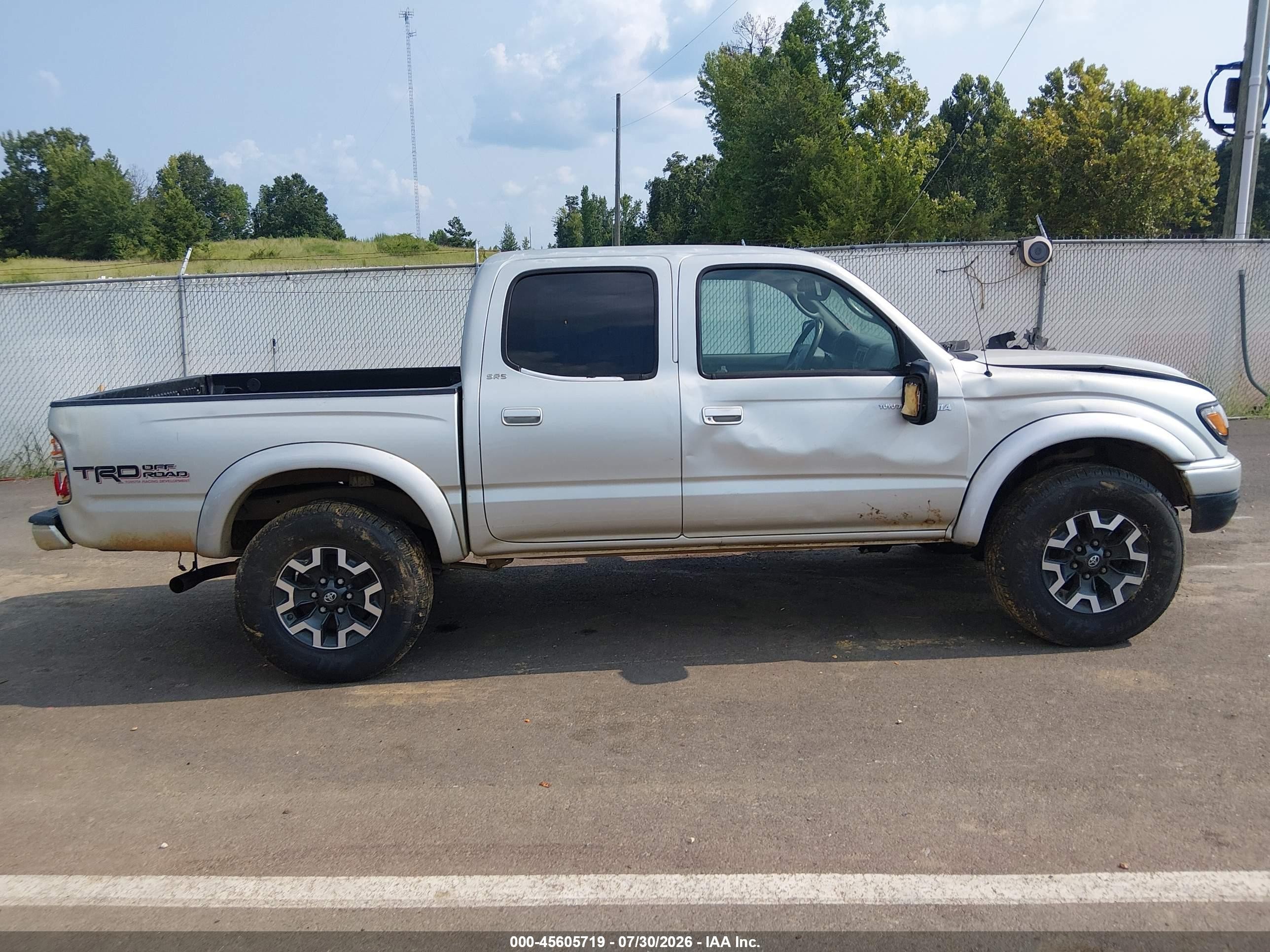 2004 Toyota Tacoma Prerunner V6 Silver vin: 5TEGN92NX4Z308120