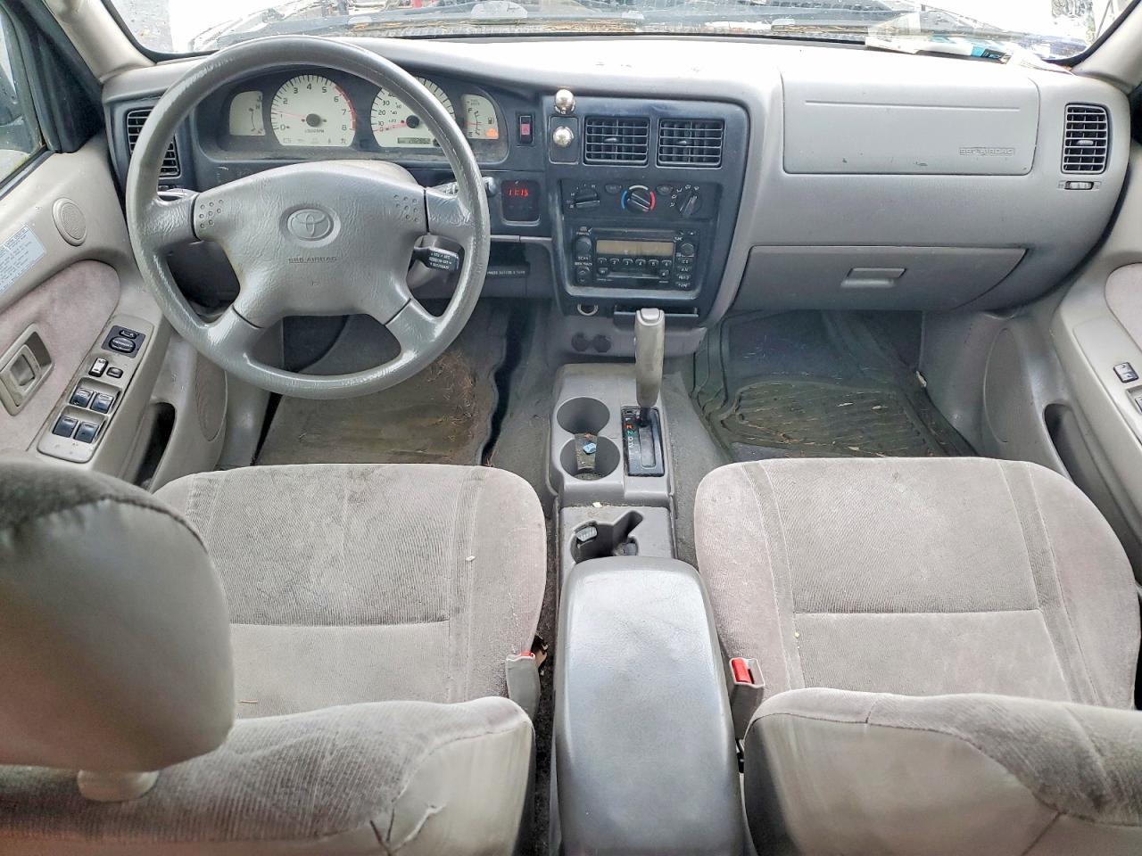 2004 Toyota Tacoma Double Cab Prerunner Silver vin: 5TEGN92NX4Z406676