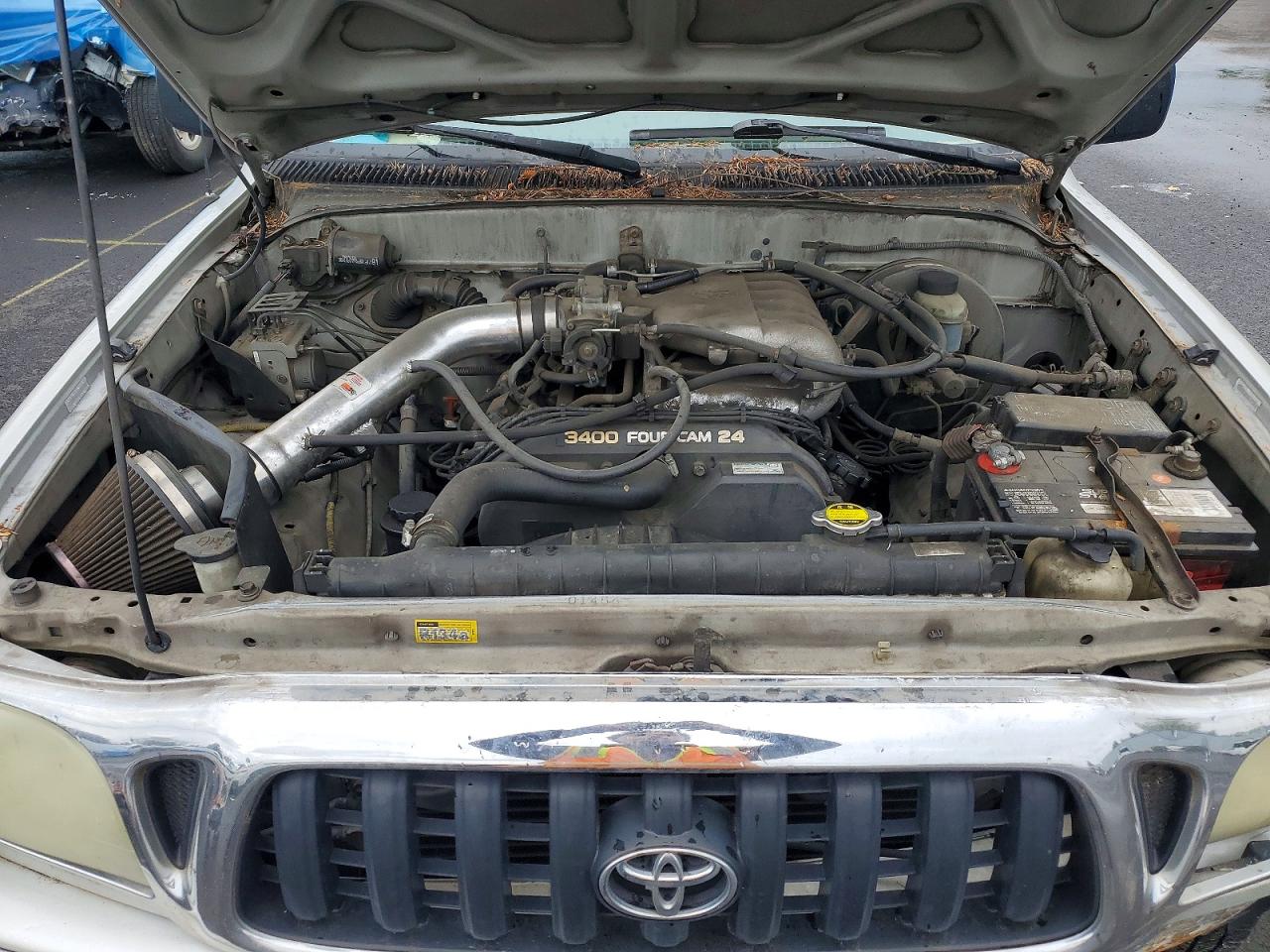 2004 Toyota Tacoma Double Cab Prerunner Silver vin: 5TEGN92NX4Z406676
