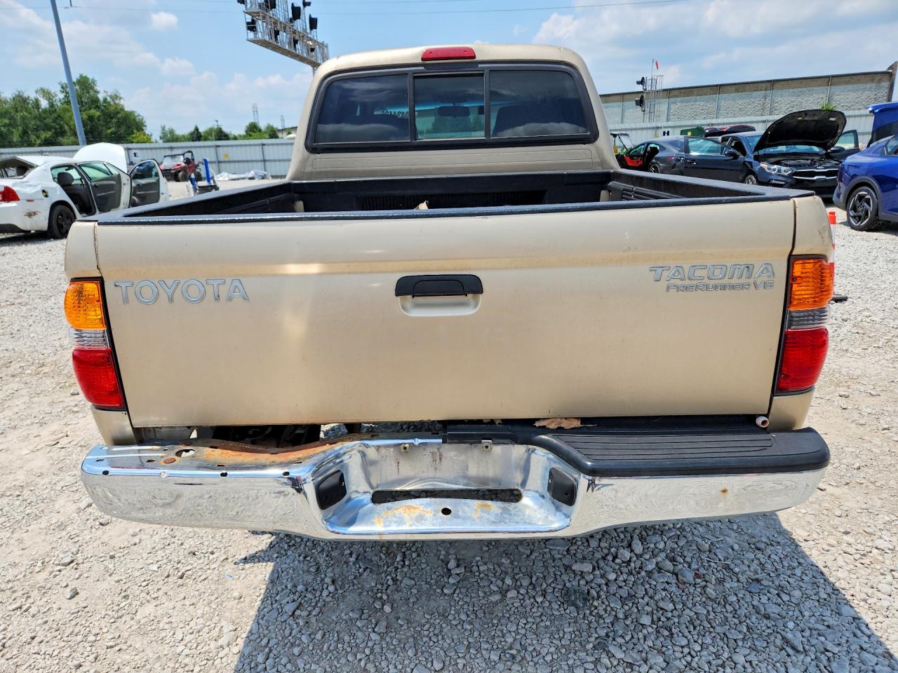 2004 Toyota Tacoma Double Cab Prerunner Gold vin: 5TEGN92NX4Z438995