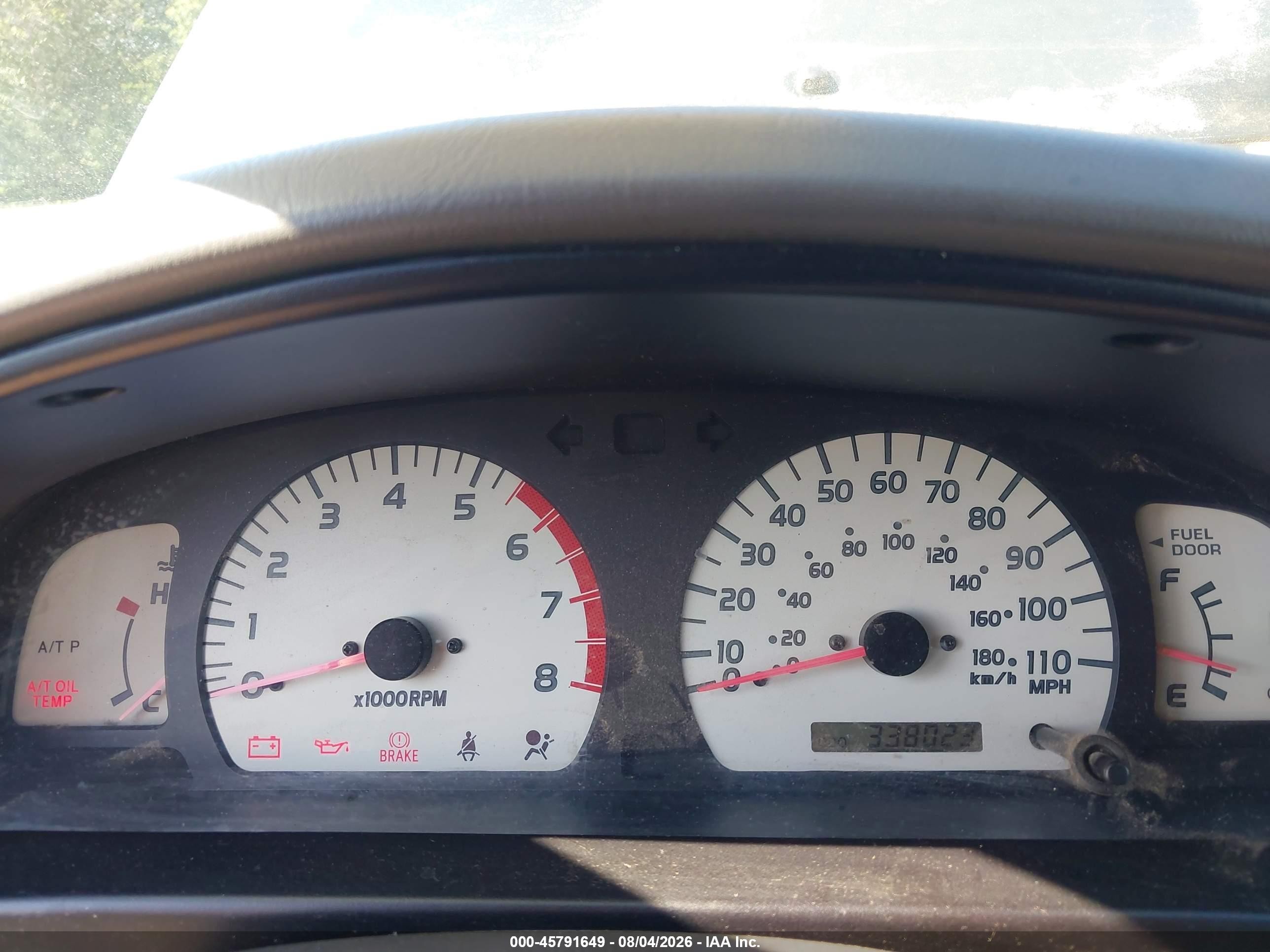 2001 Toyota Tacoma Base V6 Green vin: 5TEHN72N01Z870323