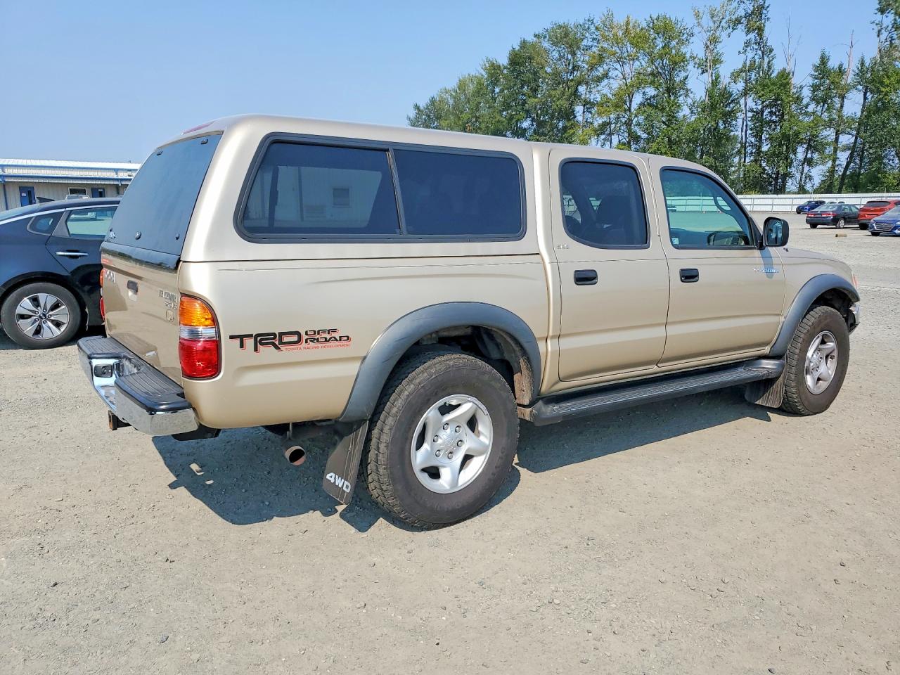 2004 Toyota Tacoma V6 Золотой vin: 5TEHN72N04Z445754
