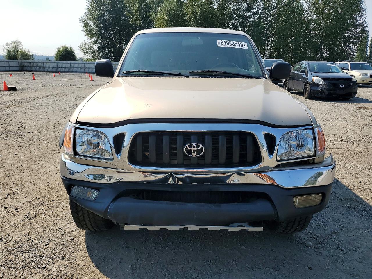 2004 Toyota Tacoma V6 Золотой vin: 5TEHN72N04Z445754