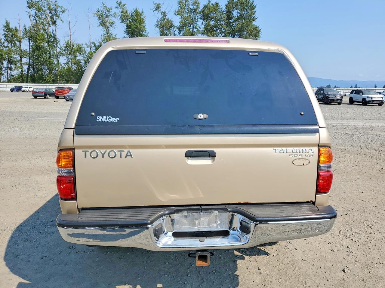 2004 Toyota Tacoma V6 Золотой vin: 5TEHN72N04Z445754