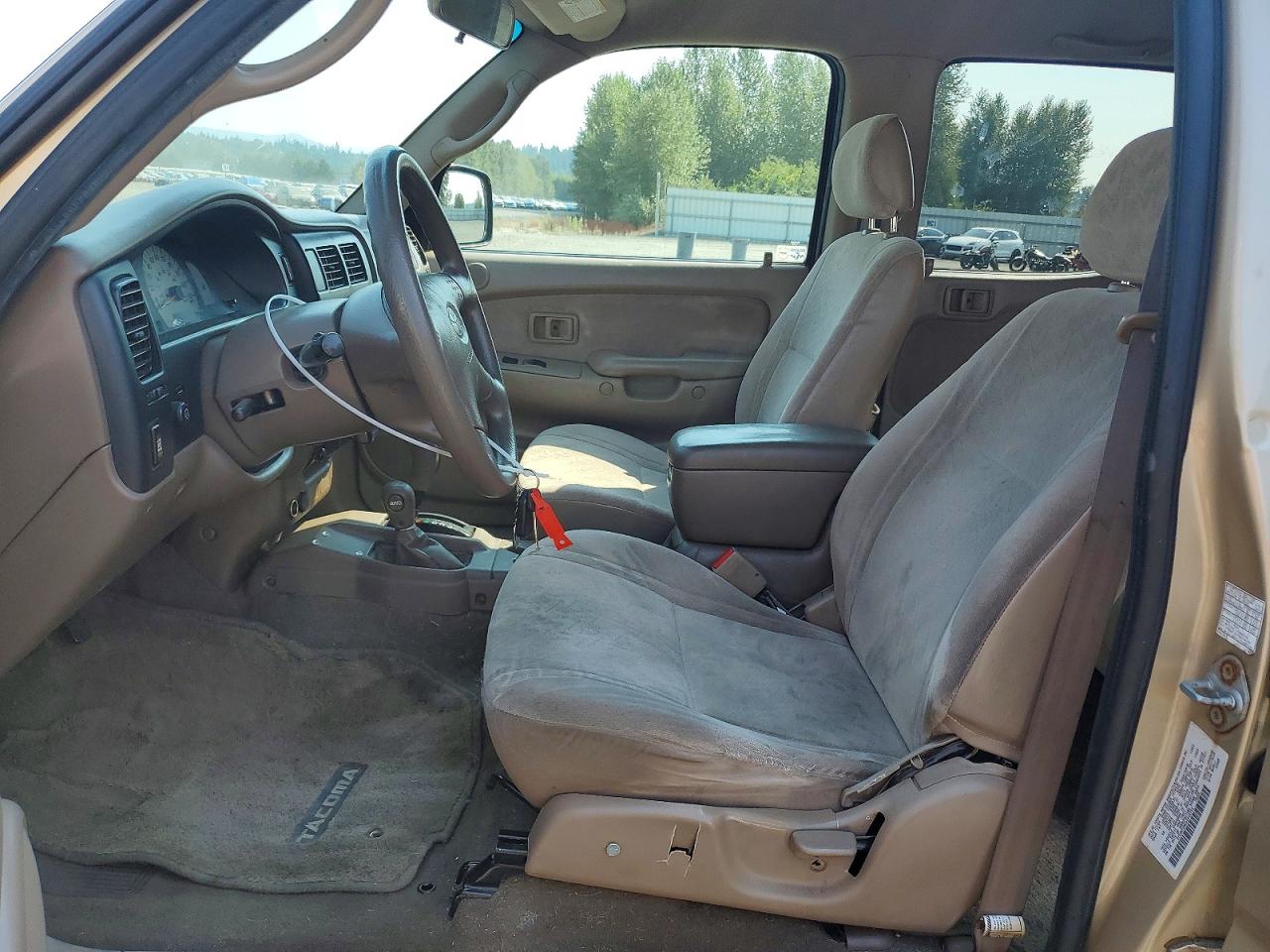 2004 Toyota Tacoma V6 Золотой vin: 5TEHN72N04Z445754