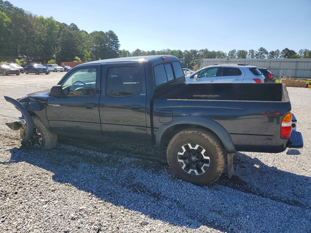 2001 Toyota Tacoma Double Cab Black vin: 5TEHN72N11Z805903