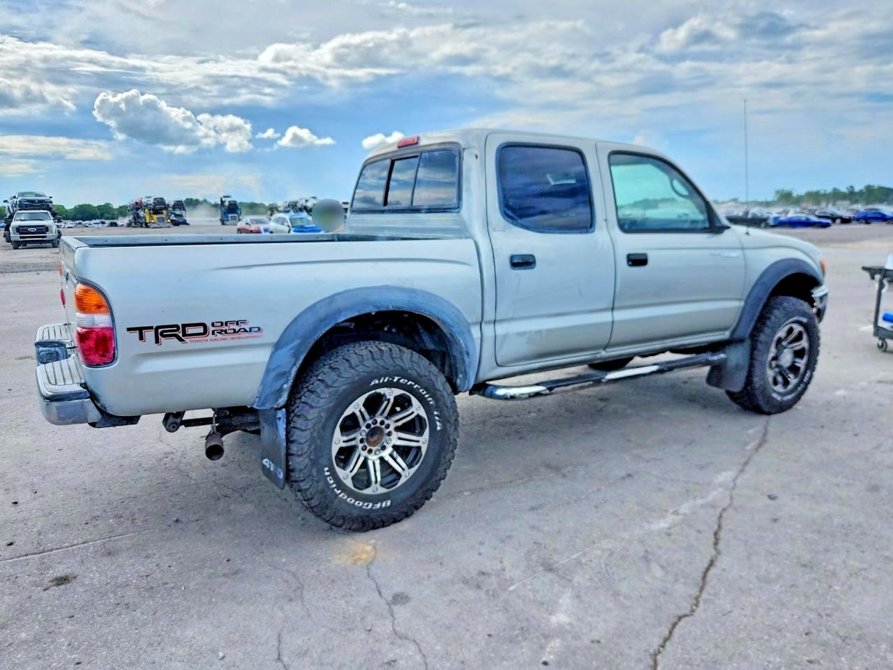 2003 Toyota Tacoma V6 Silver vin: 5TEHN72N13Z284569