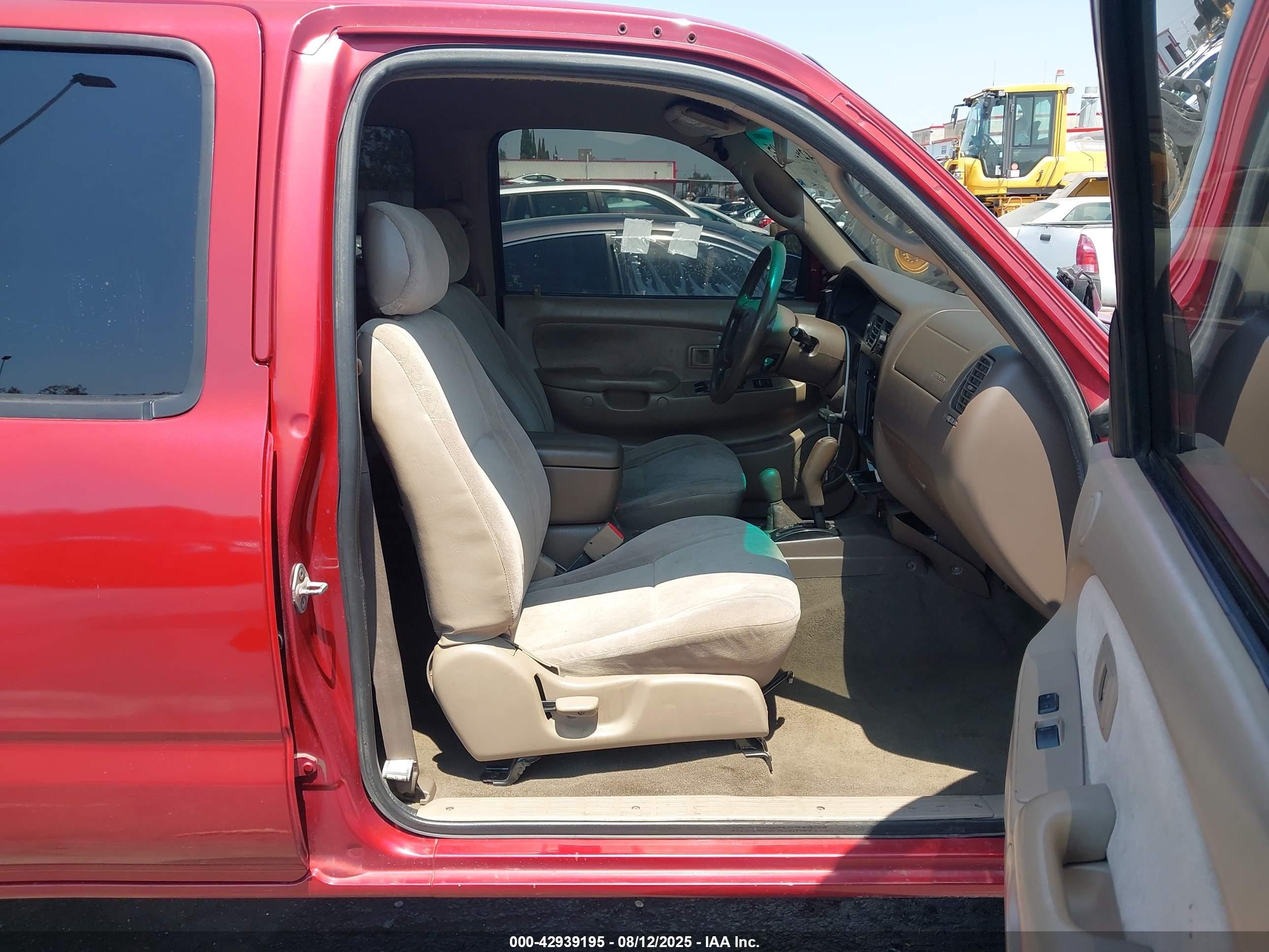 2003 Toyota Tacoma Base V6 Burgundy vin: 5TEHN72N23Z212733