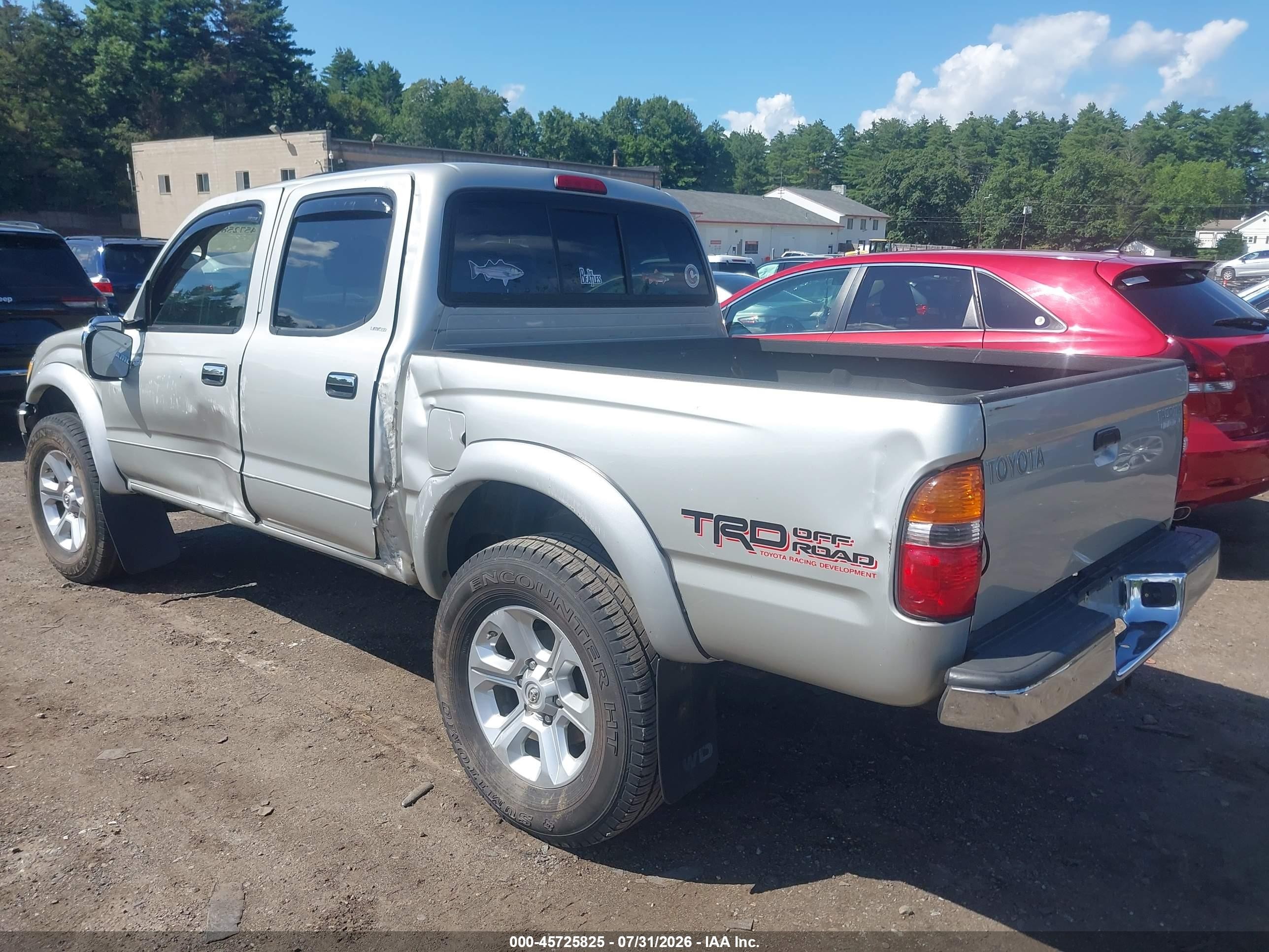 2004 Toyota Tacoma Base V6 Серебряный vin: 5TEHN72N24Z369695