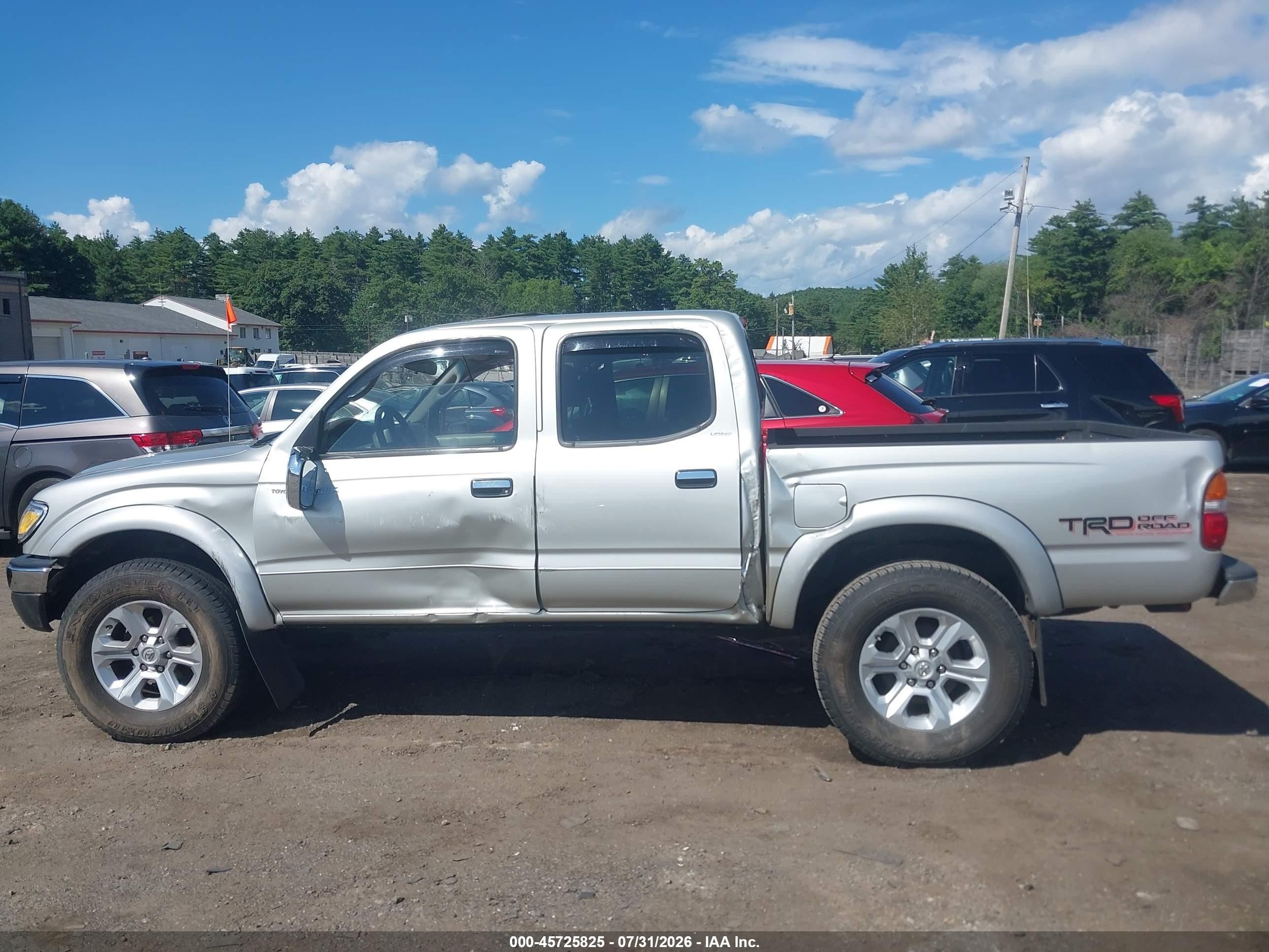 2004 Toyota Tacoma Base V6 Серебряный vin: 5TEHN72N24Z369695