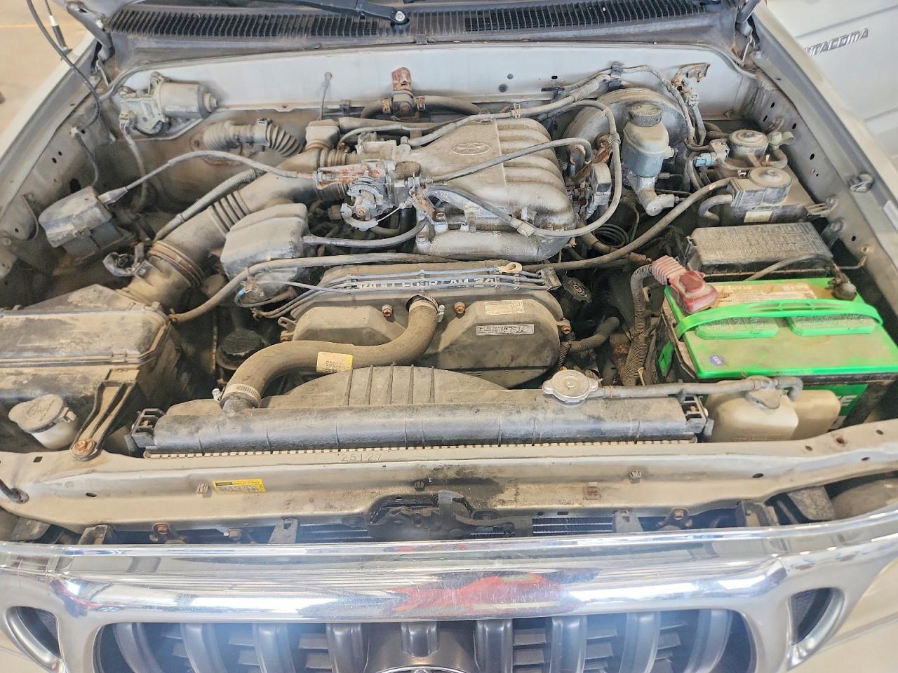 2001 Toyota Tacoma Double Cab Серебряный vin: 5TEHN72N41Z753229