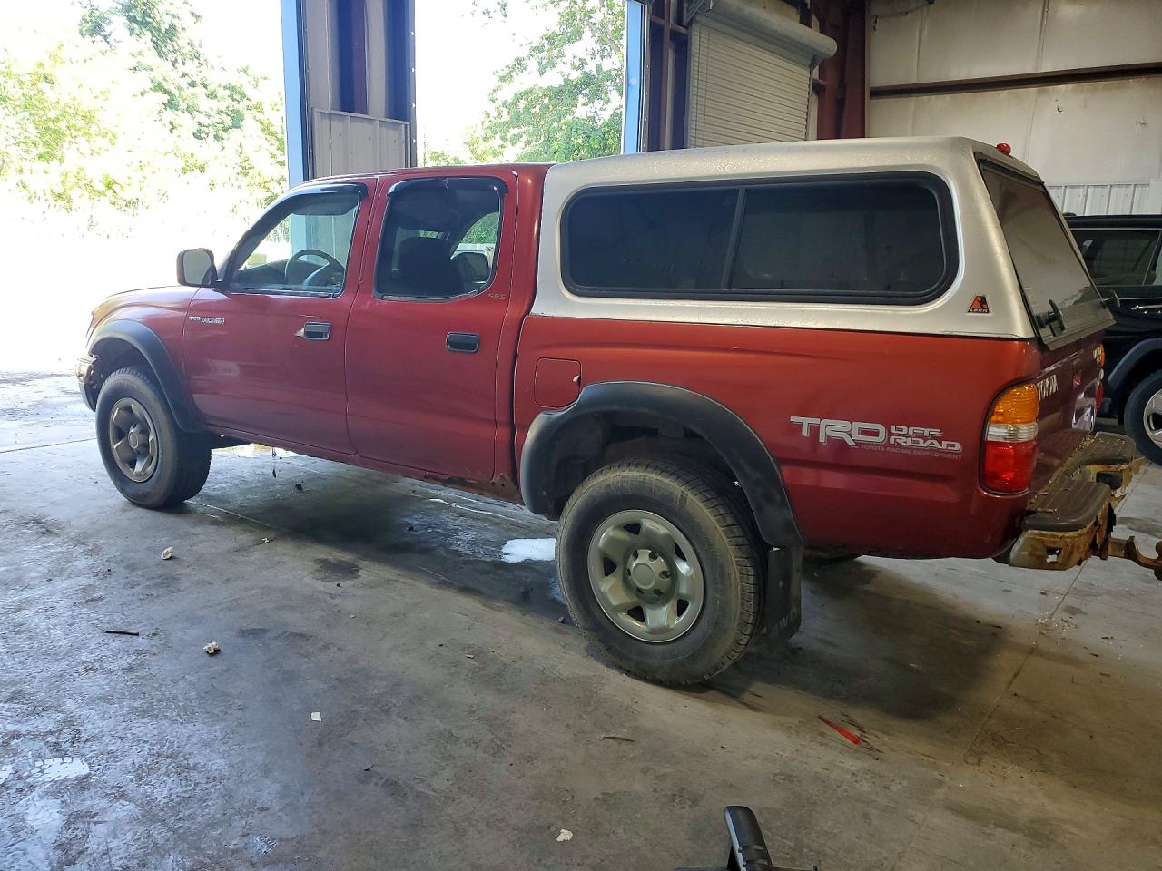 2001 Toyota Tacoma Double Cab Red vin: 5TEHN72N41Z819360