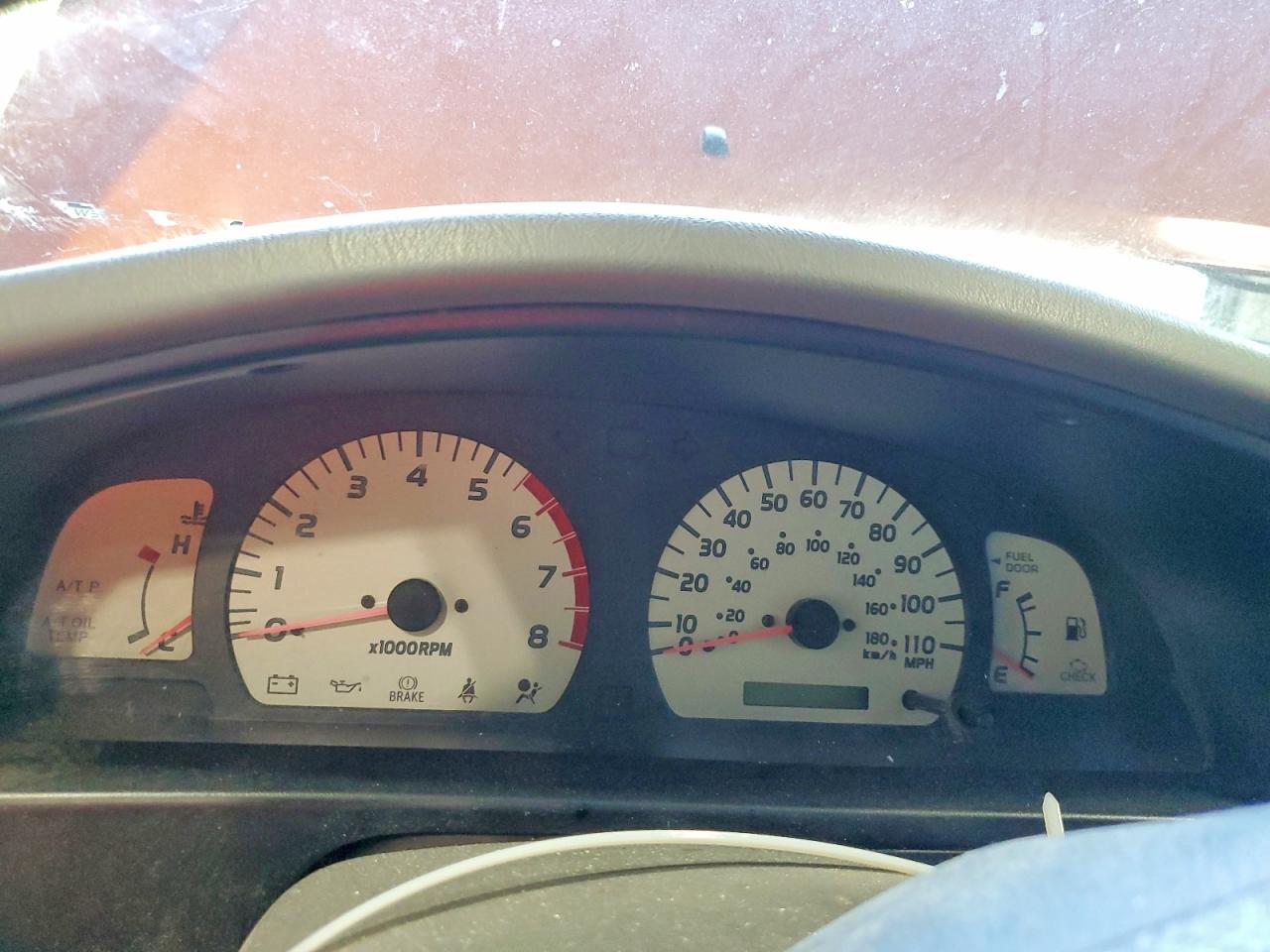 2001 Toyota Tacoma Double Cab Red vin: 5TEHN72N41Z819360