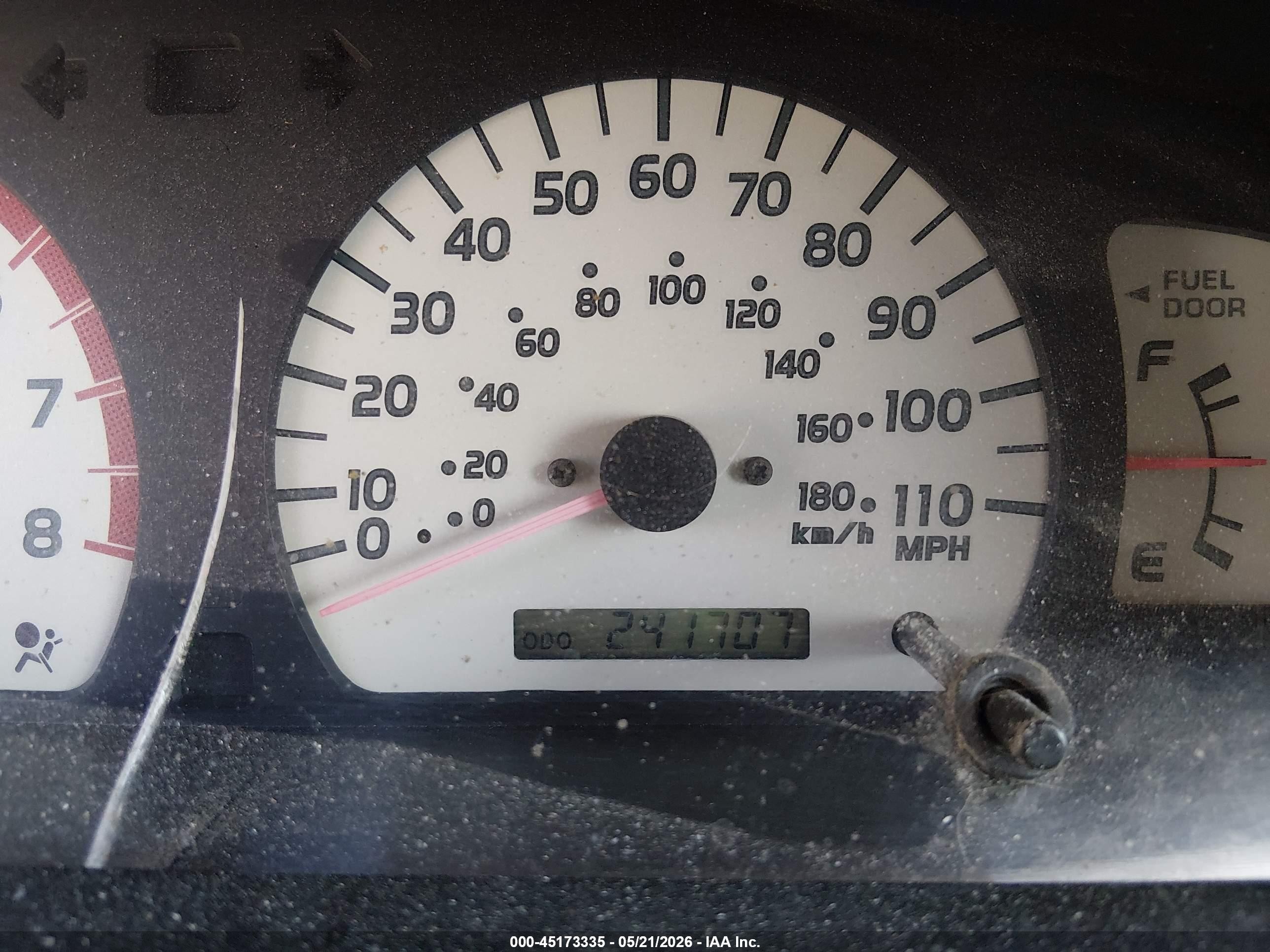 2001 Toyota Tacoma Base V6 Red vin: 5TEHN72N41Z859955