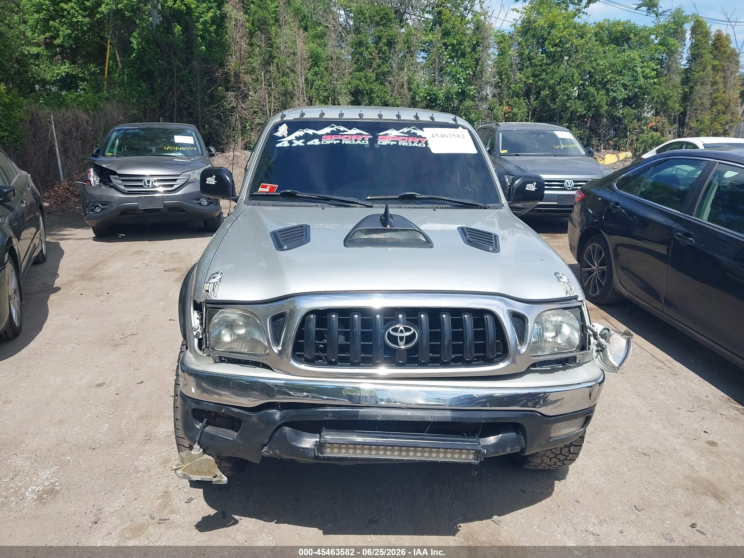 2002 Toyota Tacoma Base V6 Silver vin: 5TEHN72N52Z011360