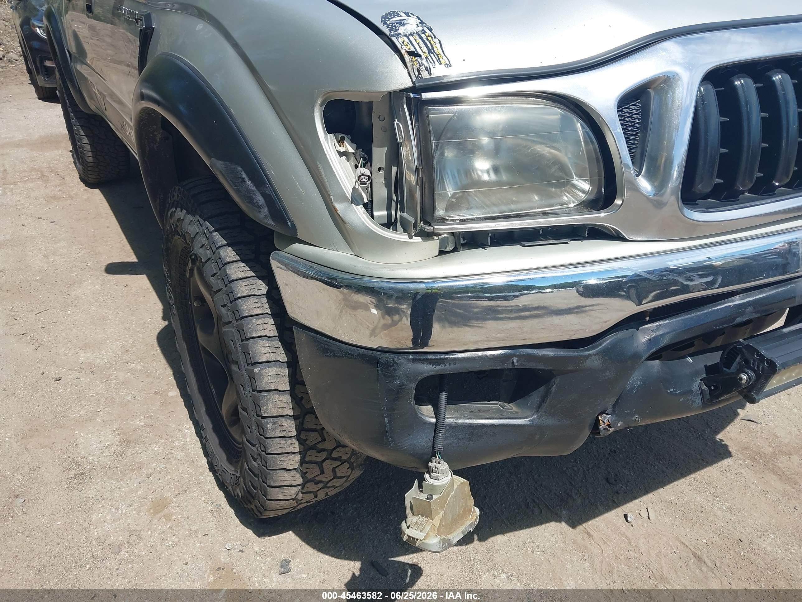2002 Toyota Tacoma Base V6 Silver vin: 5TEHN72N52Z011360