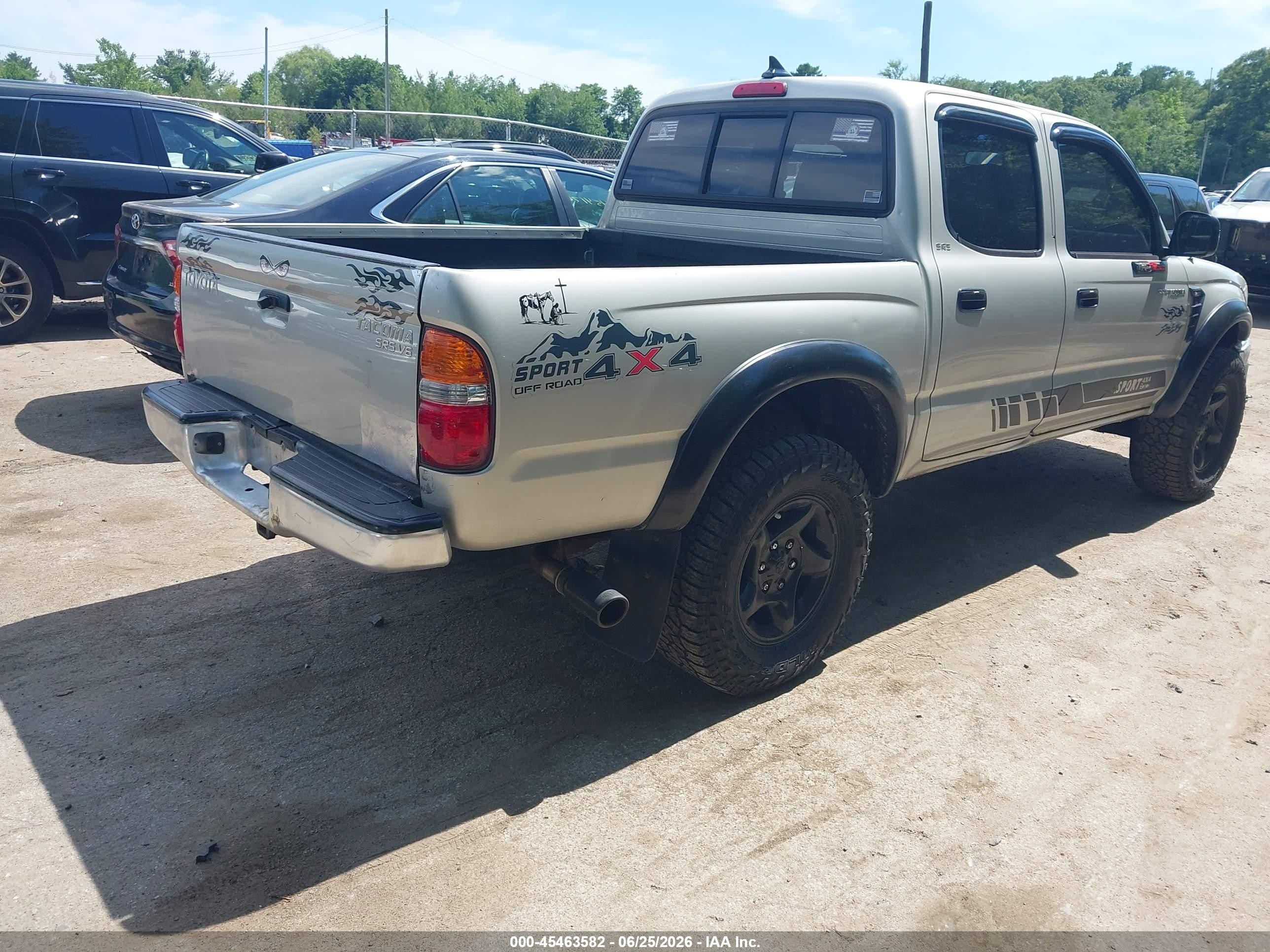 2002 Toyota Tacoma Base V6 Silver vin: 5TEHN72N52Z011360