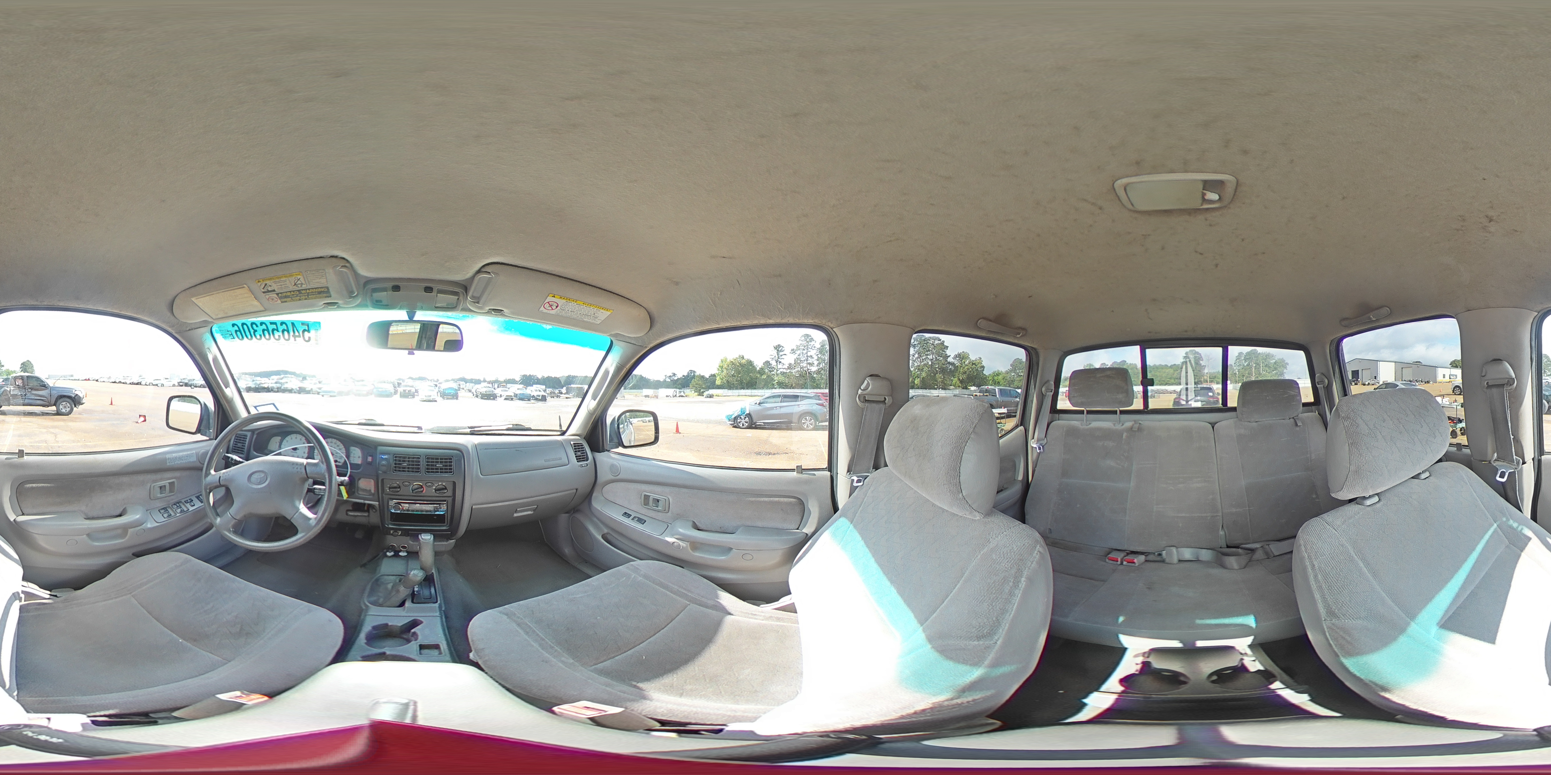 2003 Toyota Tacoma Double Cab Gray vin: 5TEHN72N53Z263322