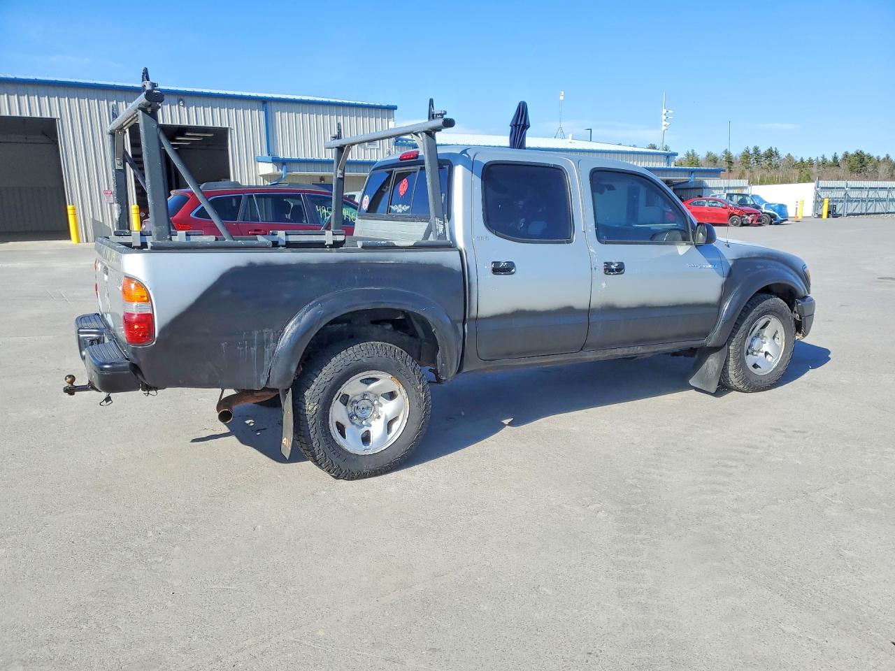 2003 Toyota Tacoma Double Cab Silver vin: 5TEHN72N63Z192549