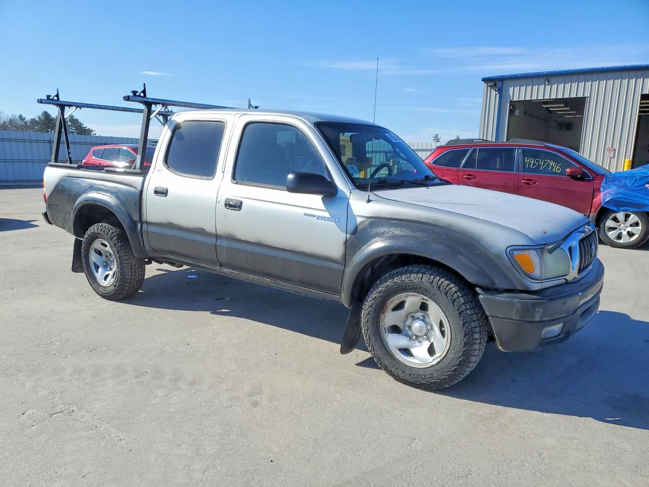 2003 Toyota Tacoma Double Cab Silver vin: 5TEHN72N63Z192549