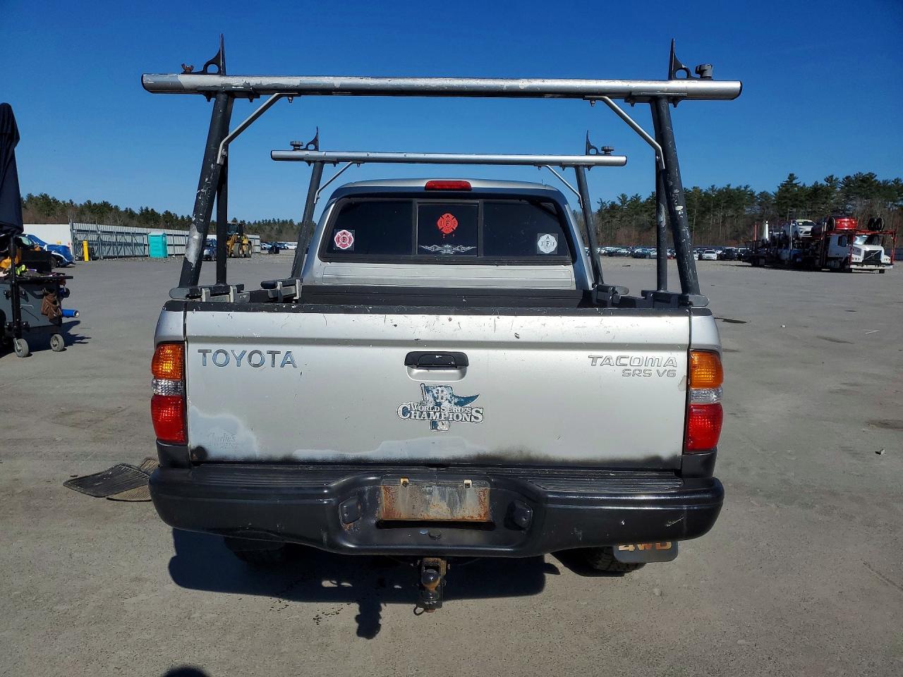 2003 Toyota Tacoma Double Cab Silver vin: 5TEHN72N63Z192549