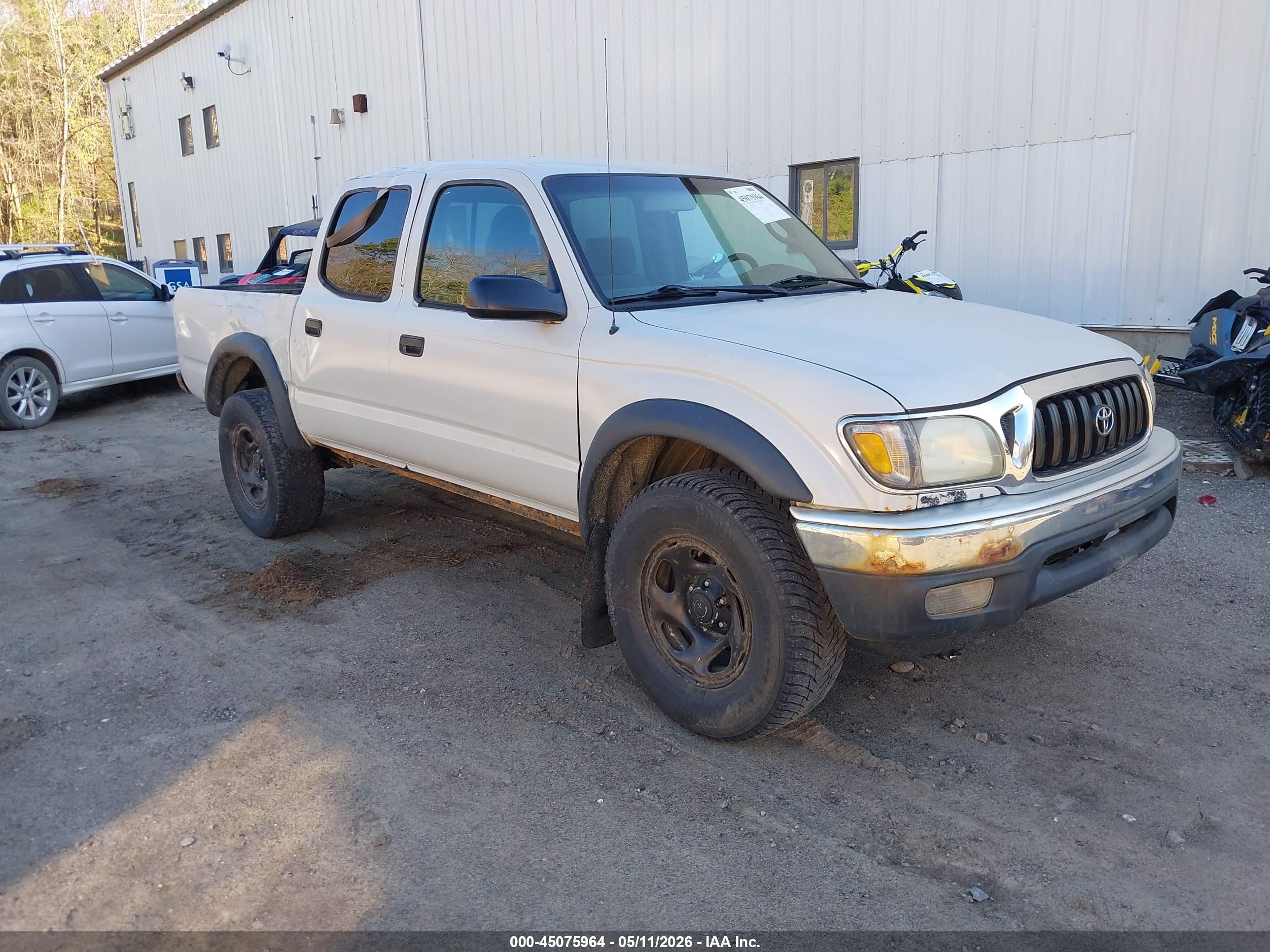 2004 Toyota Tacoma Base V6 Beige vin: 5TEHN72N64Z377573