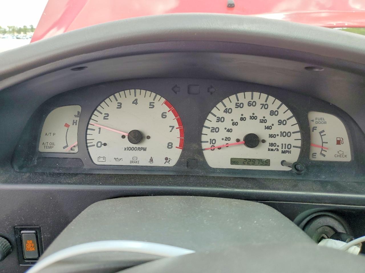 2003 Toyota Tacoma V6 Red vin: 5TEHN72N73Z274337
