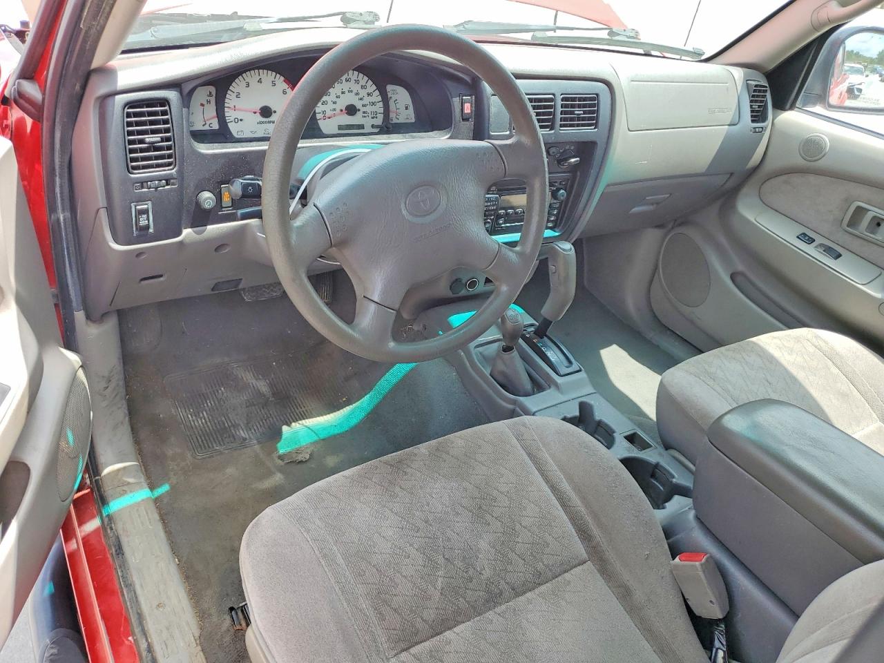 2003 Toyota Tacoma V6 Red vin: 5TEHN72N73Z274337
