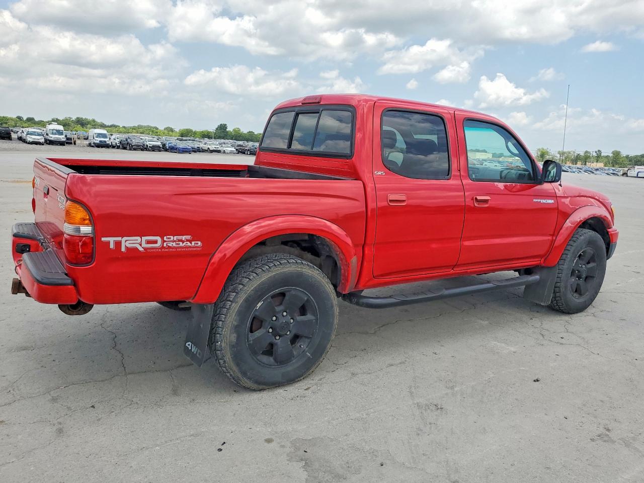 2003 Toyota Tacoma V6 Red vin: 5TEHN72N73Z274337