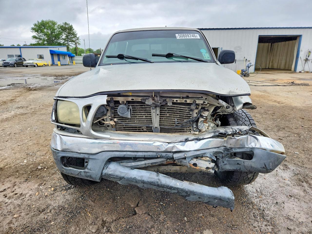 2003 Toyota Tacoma Double Cab Silver vin: 5TEHN72N73Z280932