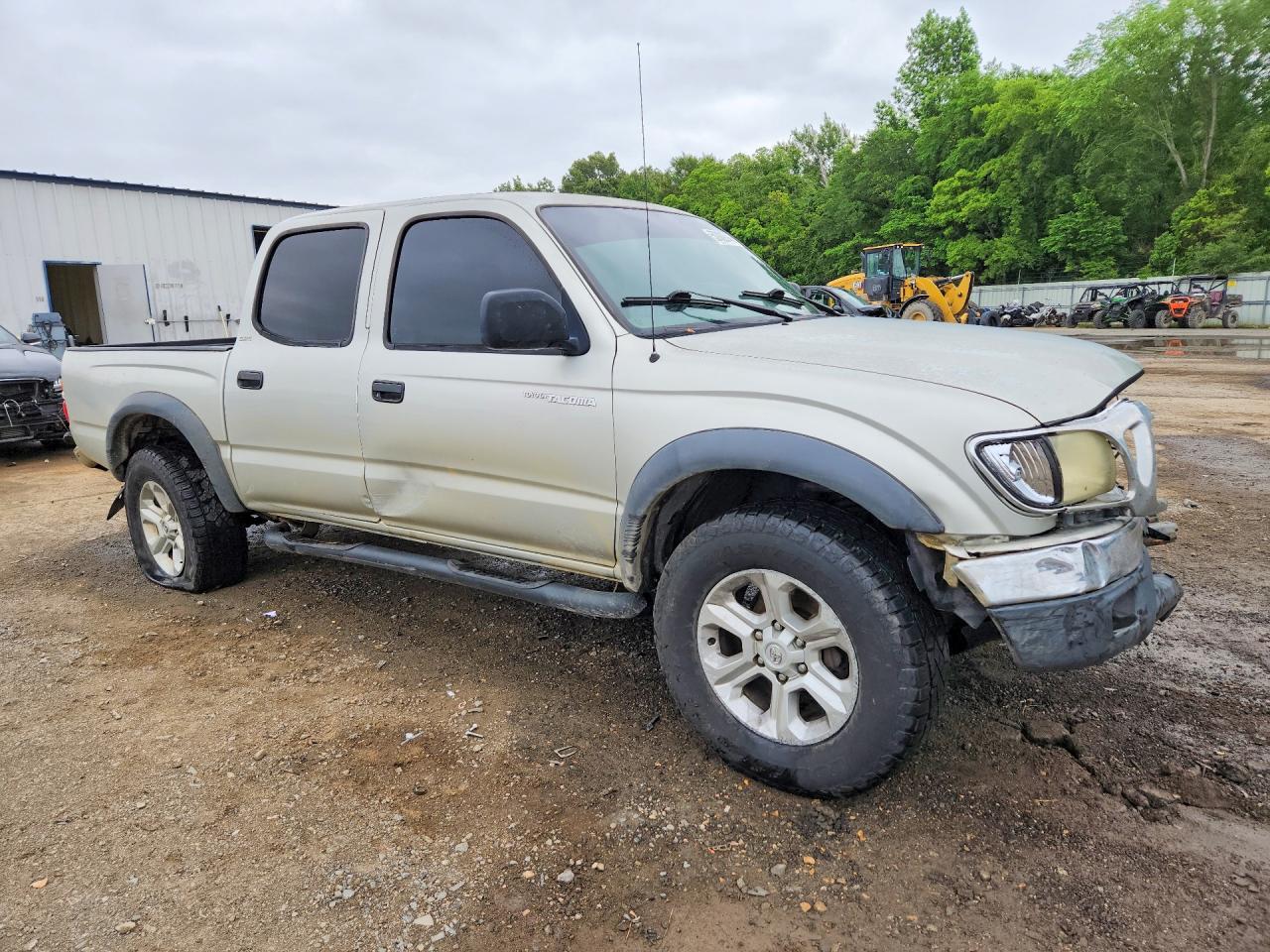 2003 Toyota Tacoma Double Cab Silver vin: 5TEHN72N73Z280932