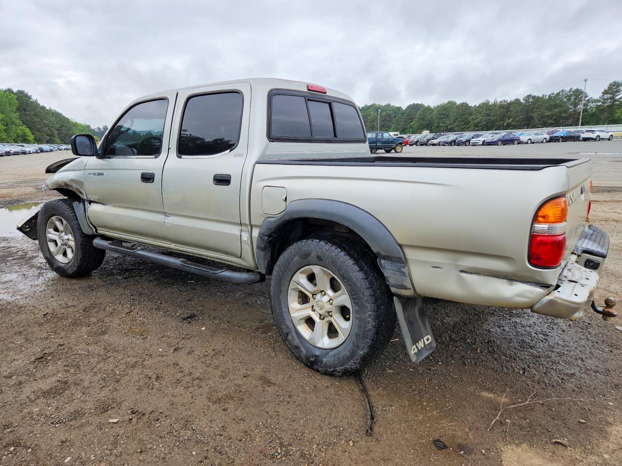 2003 Toyota Tacoma Double Cab Silver vin: 5TEHN72N73Z280932