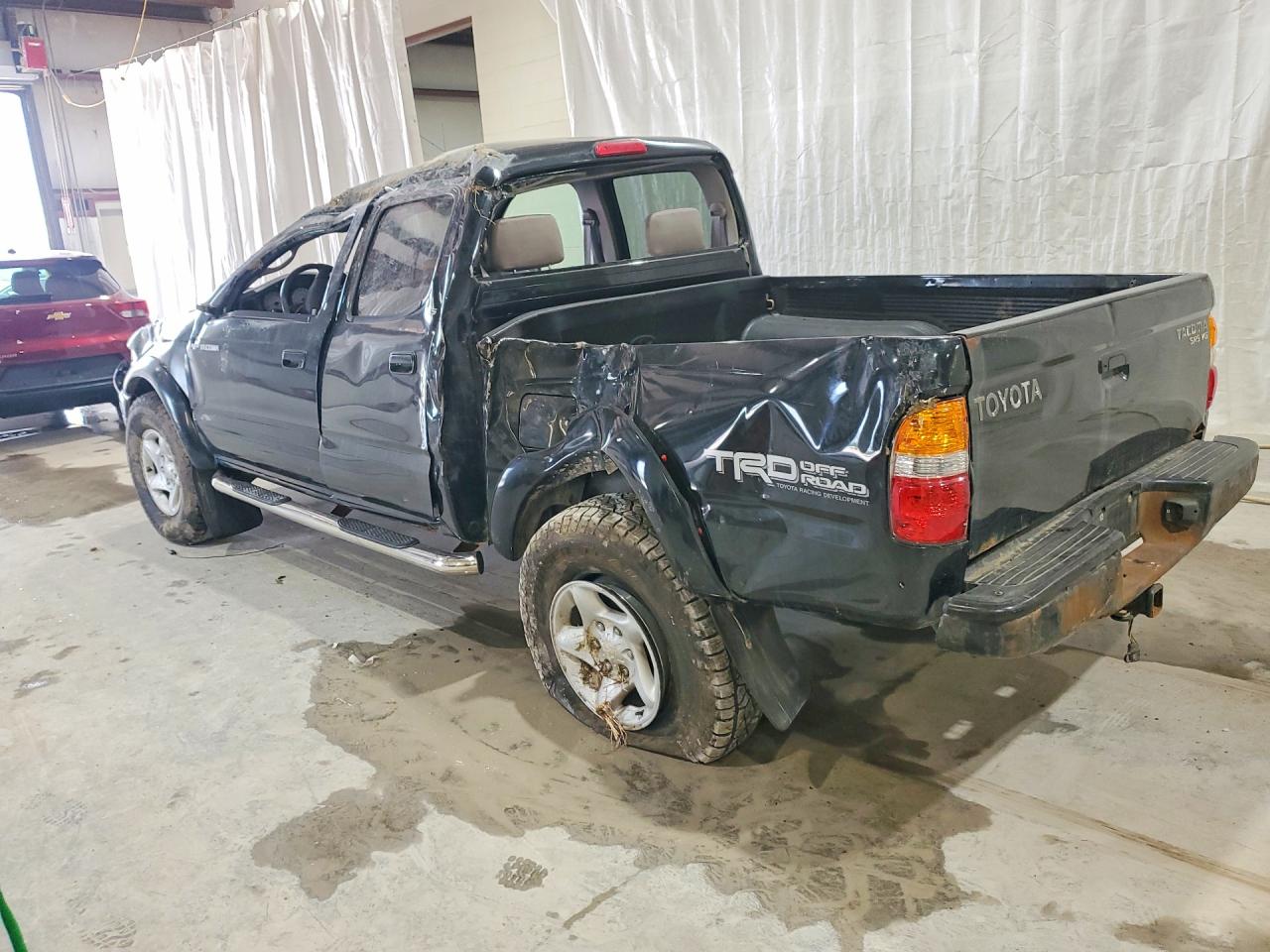 2004 Toyota Tacoma Double Cab Black vin: 5TEHN72N74Z327507